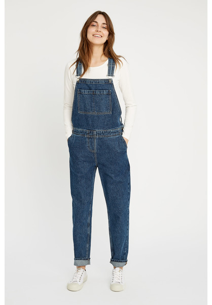 Latzhose - Brooklyn Denim Dungarees - Blue günstig online kaufen