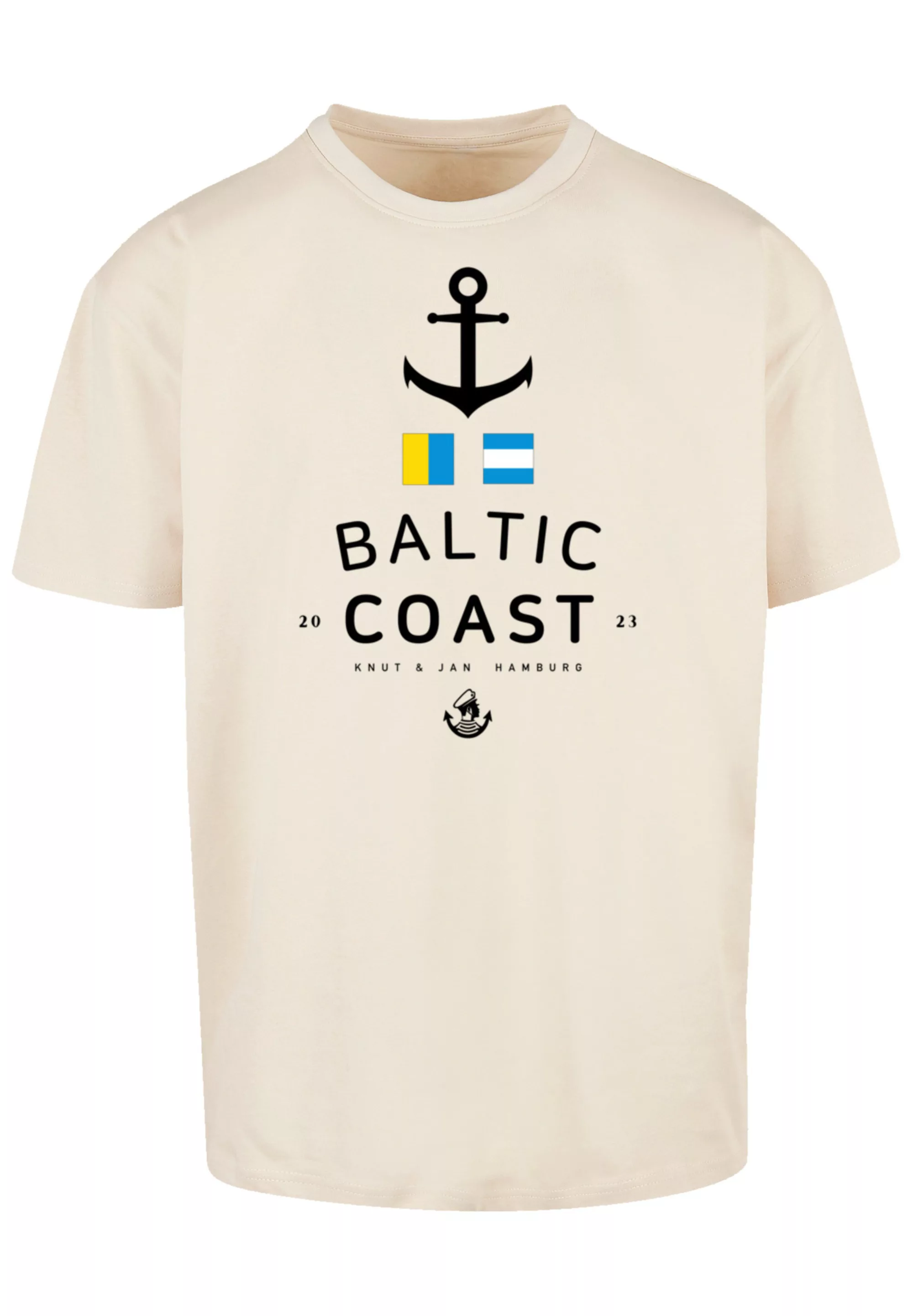 F4NT4STIC T-Shirt "Ostsee Baltic Sea Knut & Jan Hamburg", Print günstig online kaufen