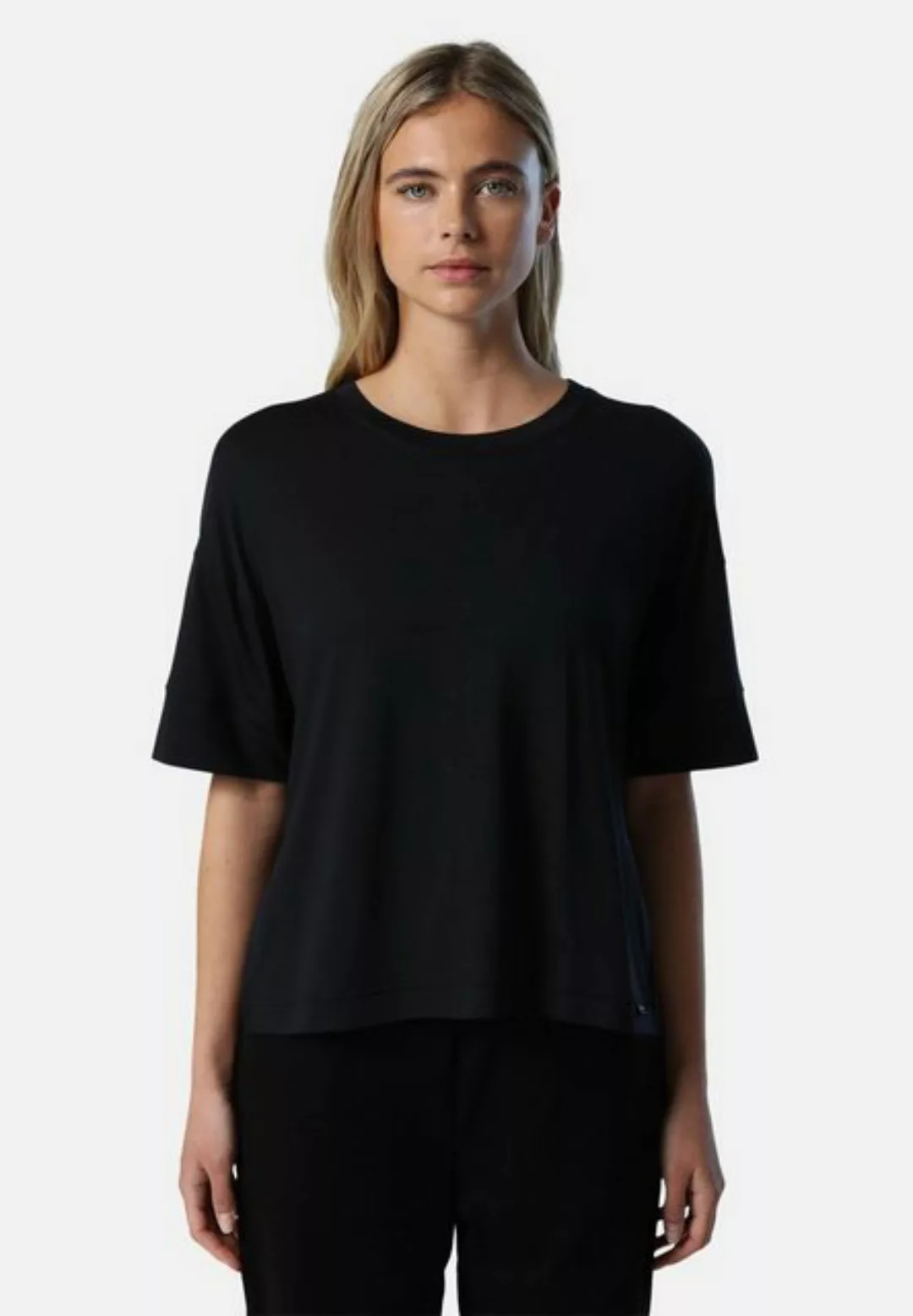 North Sails T-Shirt Top mit überschnittenen Schultern mit klassischem Desig günstig online kaufen