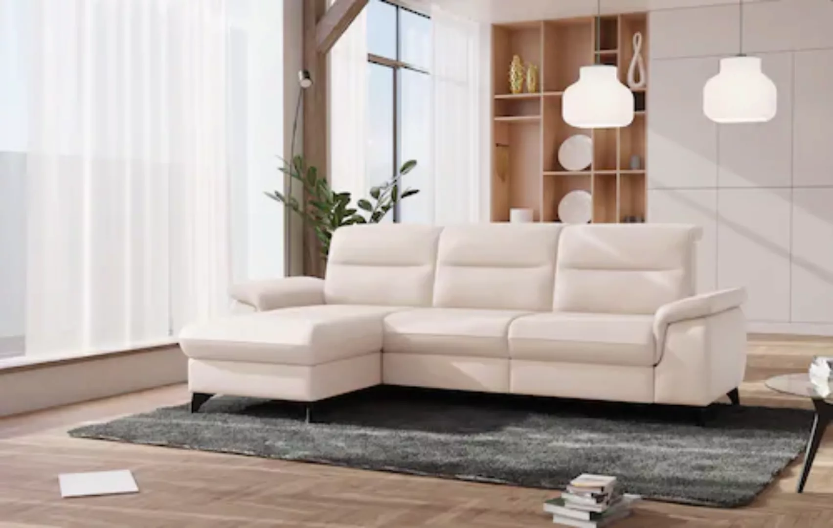 sit&more Ecksofa Astoria L-Form, wahlweise mit motorischer Relaxfunktion günstig online kaufen