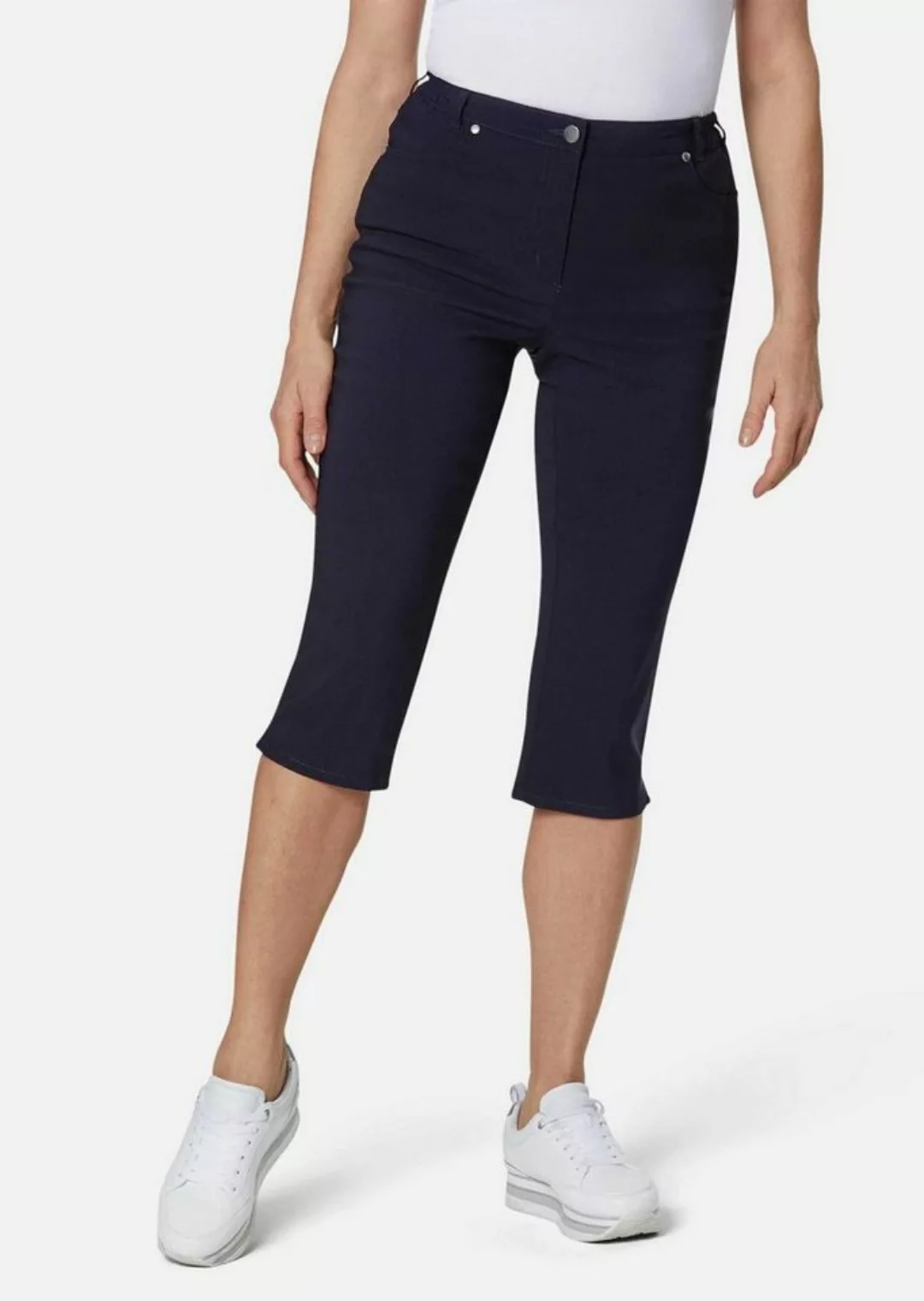 GOLDNER 7/8-Caprijeans Kurzgröße: Capri-Super-Stretch-Hose Carla günstig online kaufen