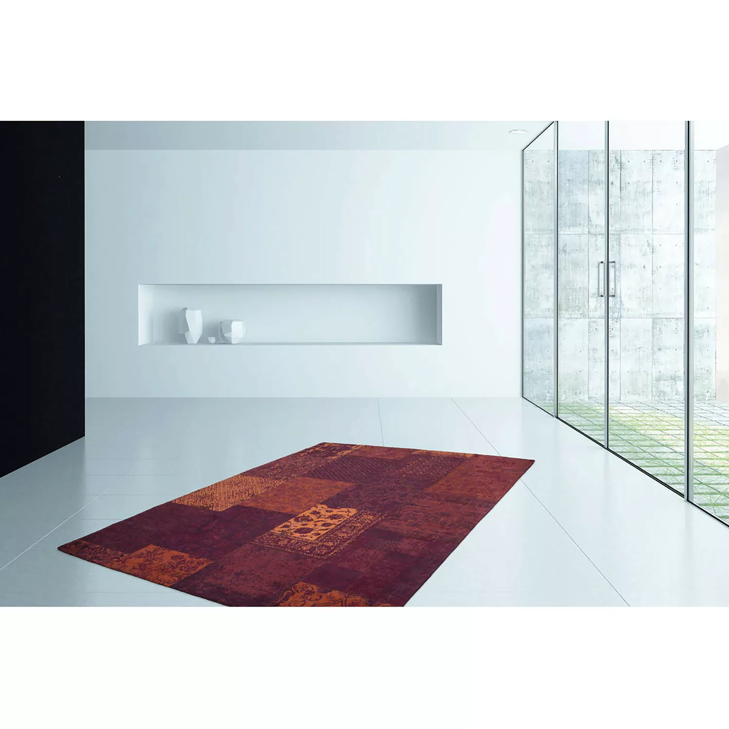 Kayoom Design-teppich Symphony 160 Rot 200cm X 290cm günstig online kaufen