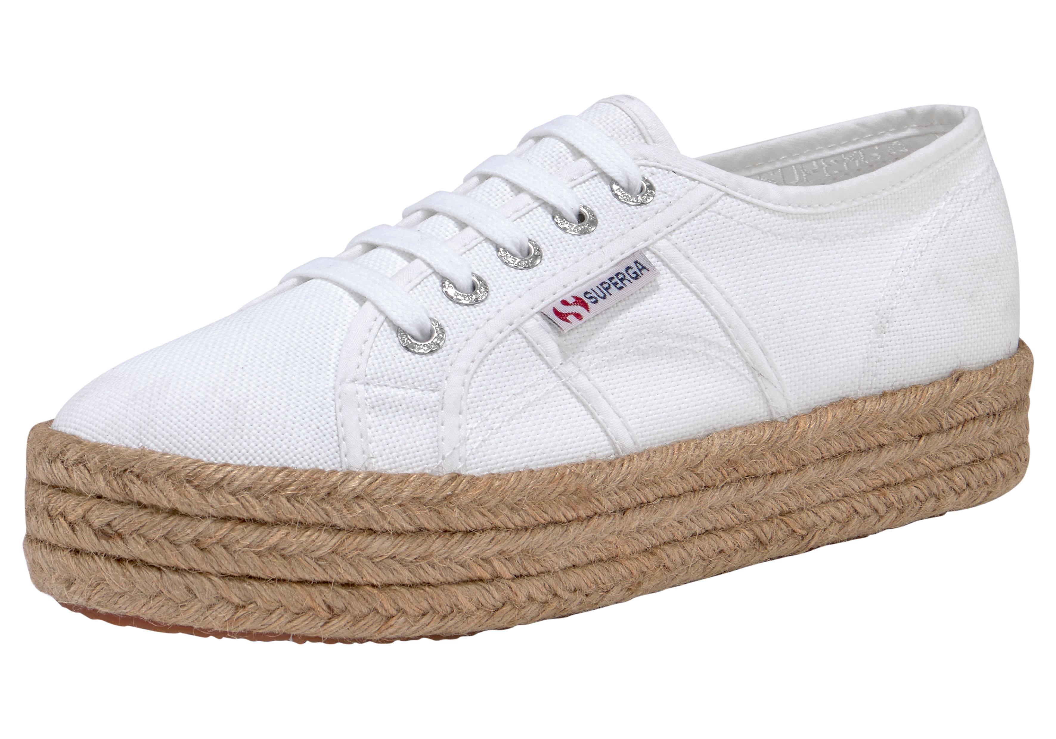 Superga Plateausneaker "COTROPW", mit klassischem Canvas-Obermaterial günstig online kaufen