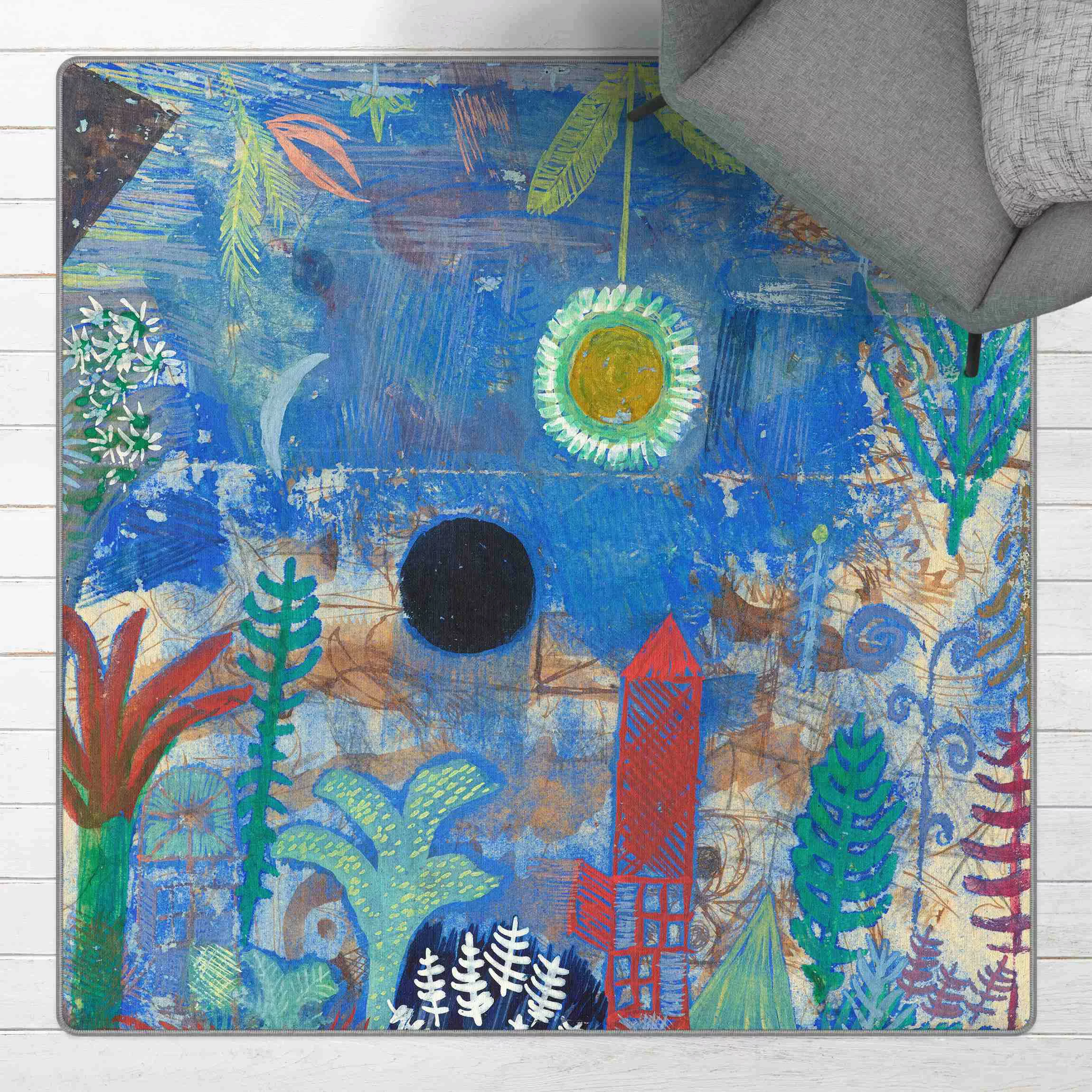 Teppich Paul Klee - Versunkene Landschaft günstig online kaufen