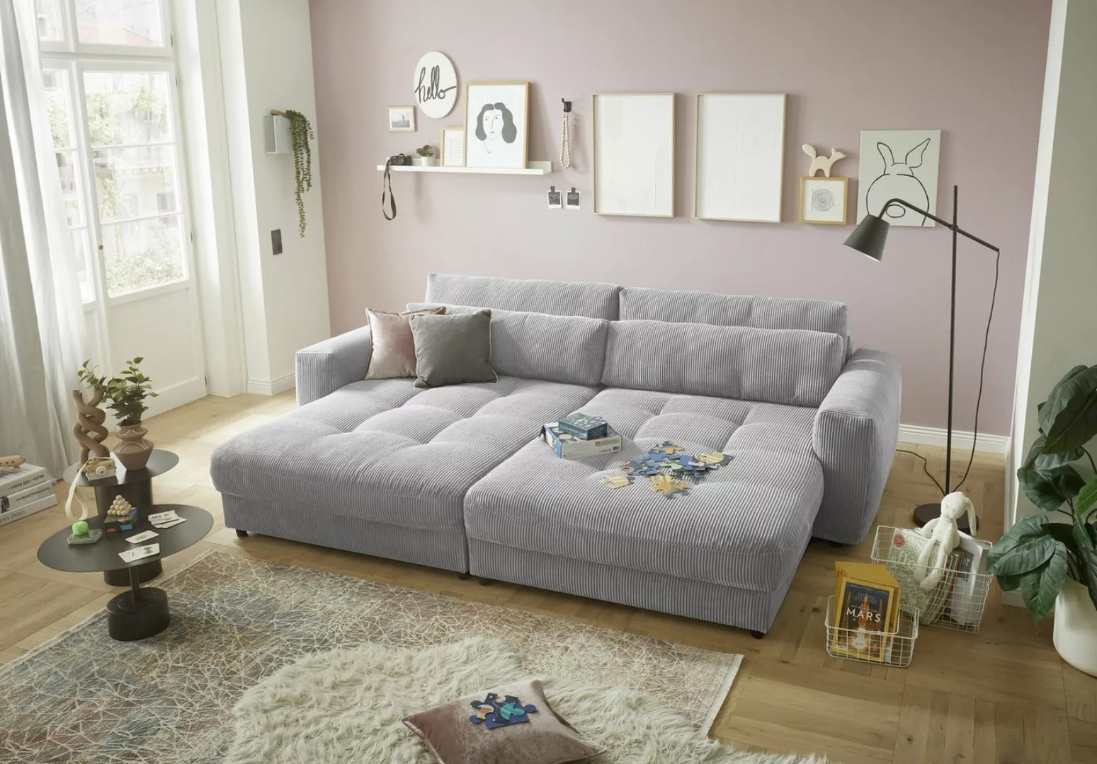 freiraum Big-Sofa BARURA Loveseat, Dove" - 292x90x194 (BxHxT) günstig online kaufen