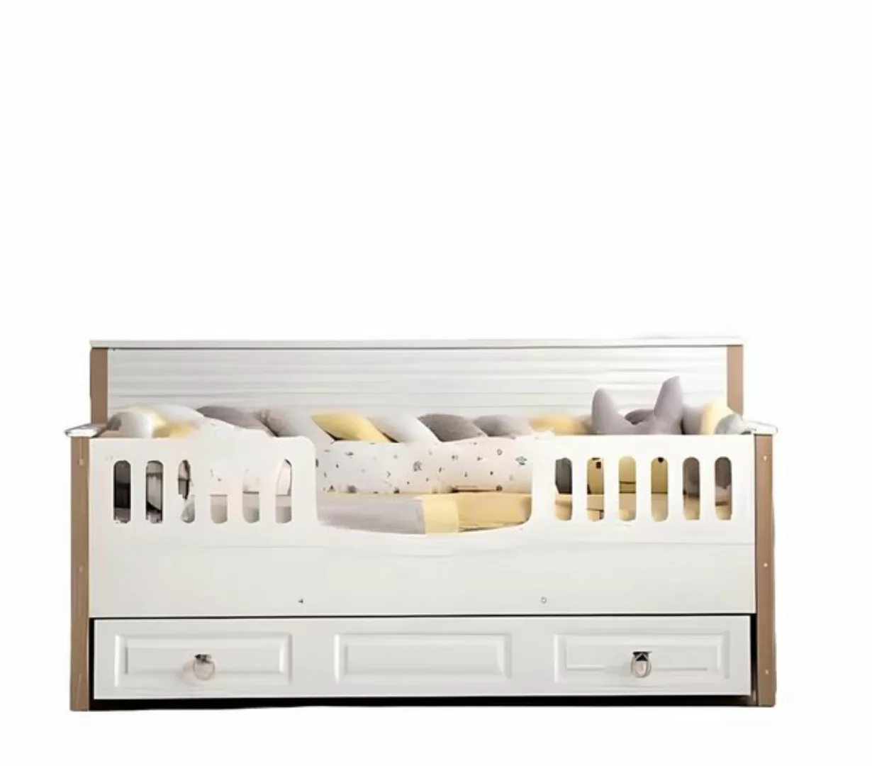 Xlmoebel Bett Kinderbett in Weiß - Modernes Kinderzimmer-Set - Neuheit (Bet günstig online kaufen