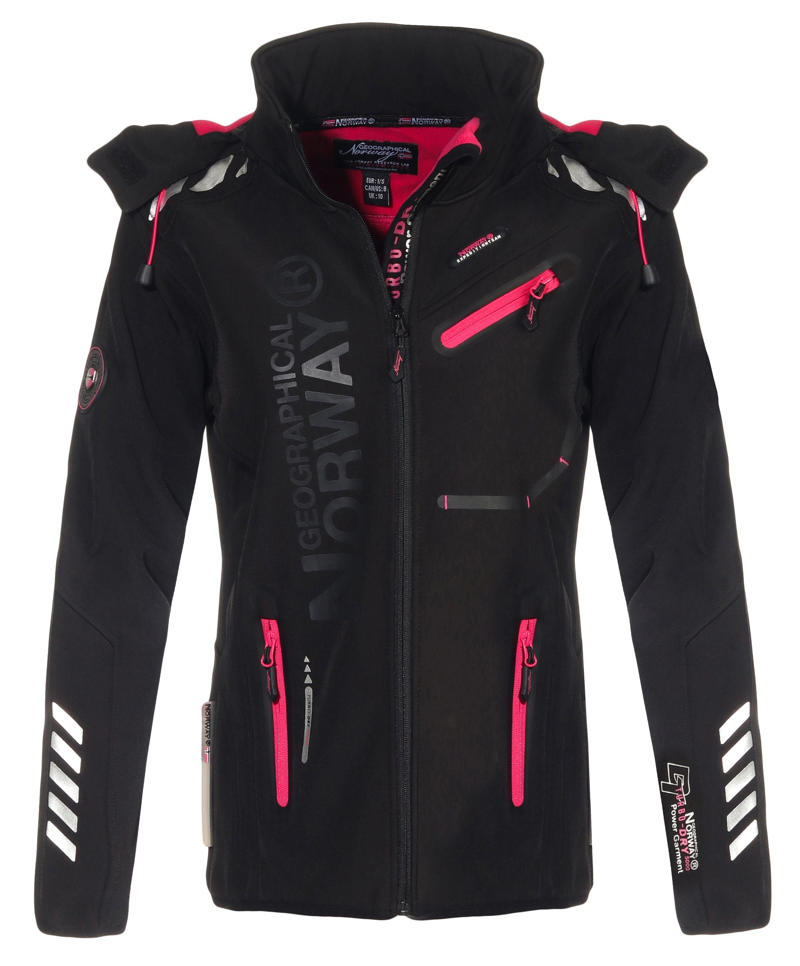 Geographical Norway Softshelljacke Damen Softshell Windbreaker günstig online kaufen