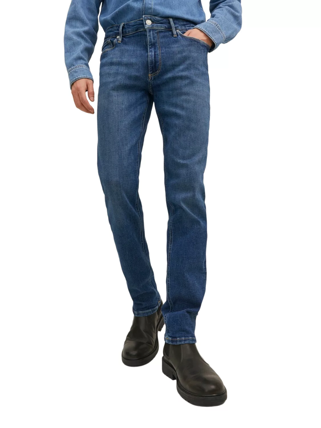 Jack & Jones Herren Jeans JJICLARK JJEVAN JOS 298 - Regular Fit - Blau - Bl günstig online kaufen