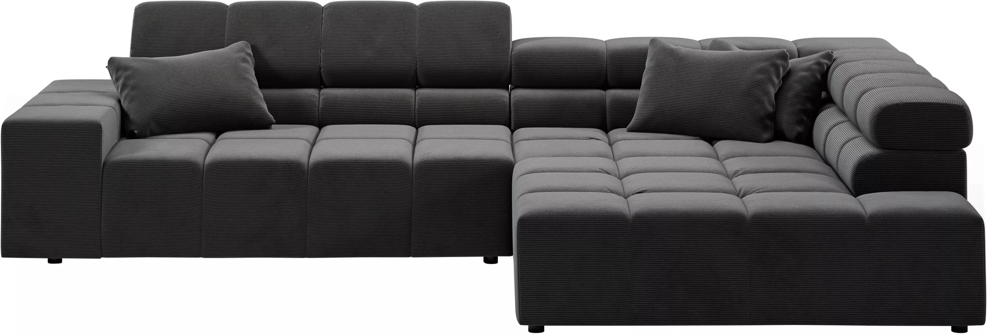 INOSIGN Ecksofa »Ancona incl. Kopfteilverstellung, Breite 319cm, L-Form«, w günstig online kaufen