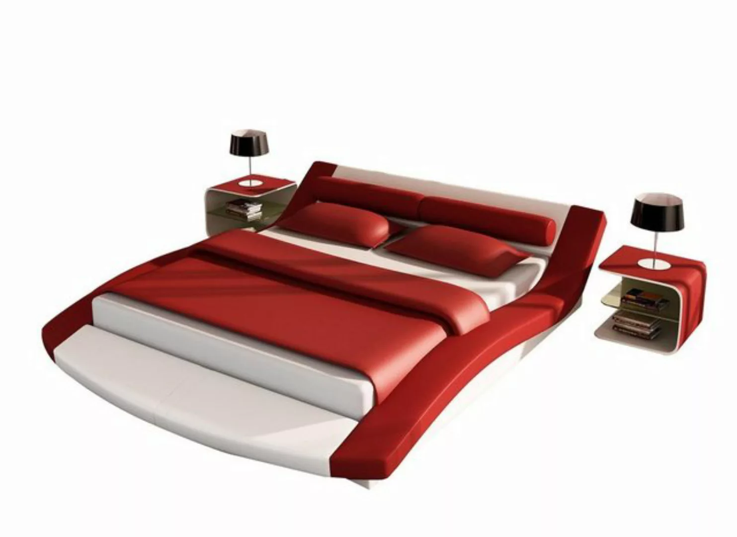 JVmoebel Bett Design Leder Bett Hotel Gestell Luxus Schlaf Zimmer Betten Mo günstig online kaufen