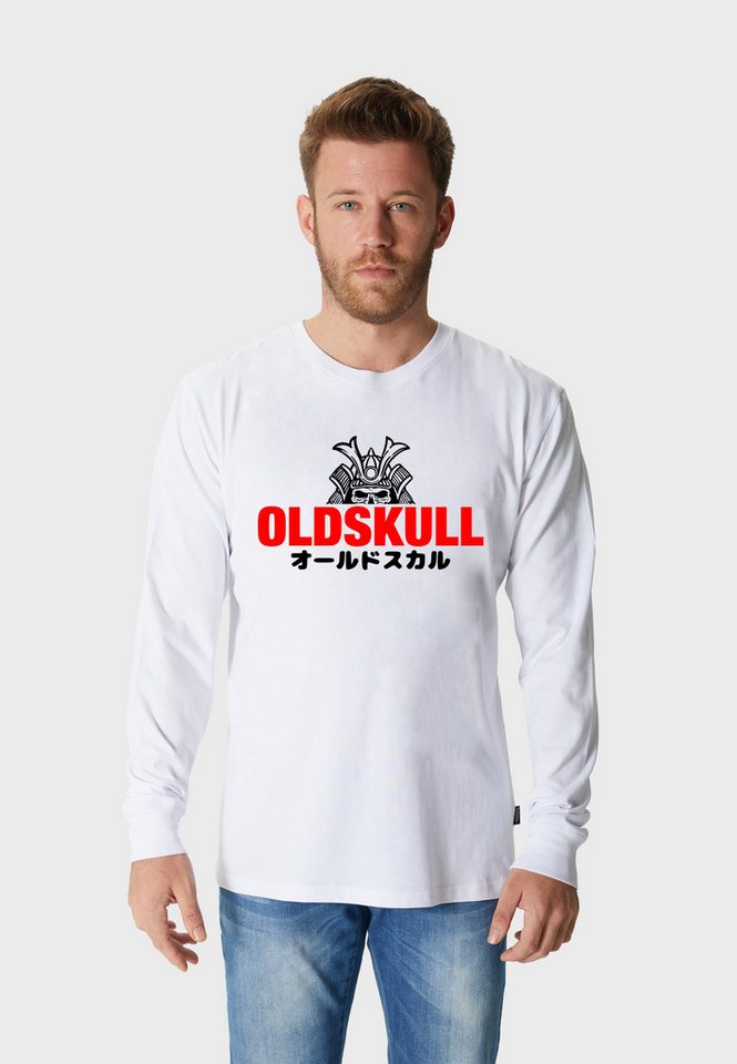 Oldskull Langarmshirt Basic Classic Samurai Logo günstig online kaufen