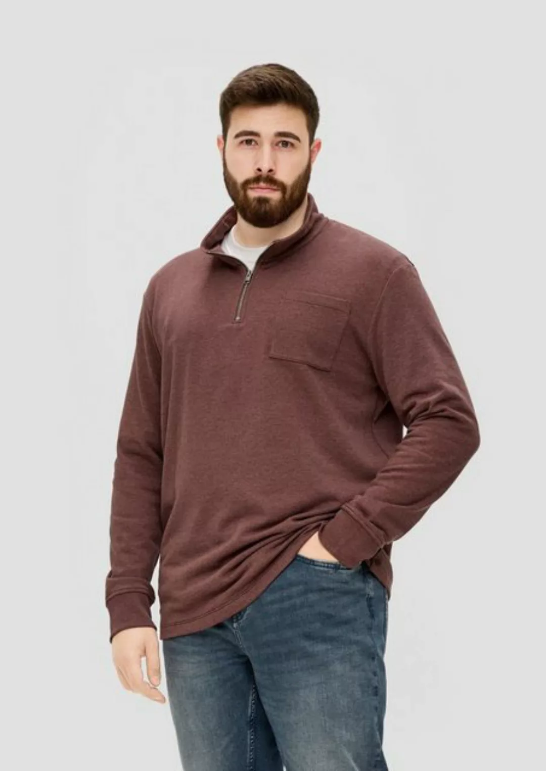 s.Oliver Sweatshirt Sweatshirt mit Brusttasche günstig online kaufen