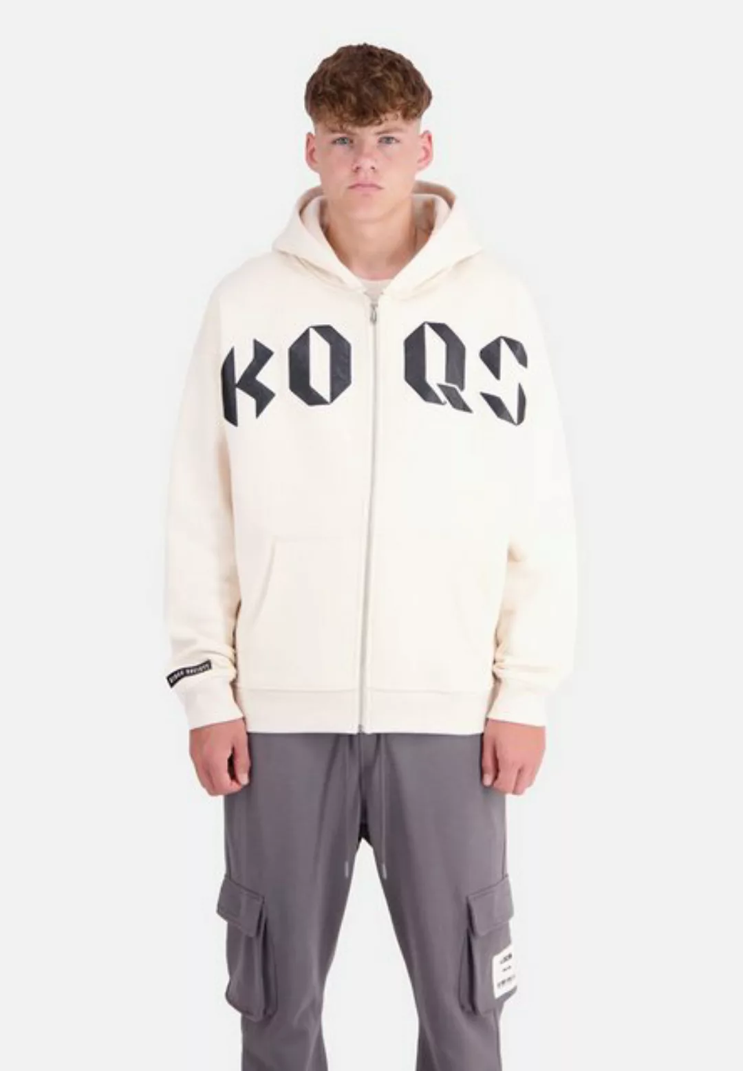 KOQS Sweatjacke King of the street günstig online kaufen