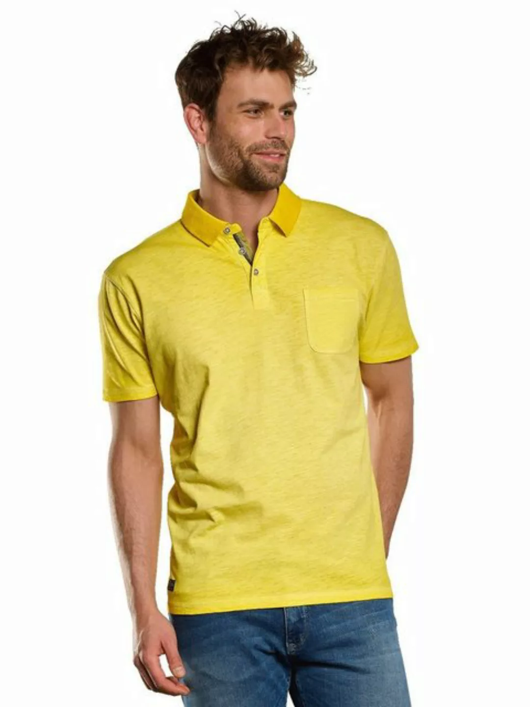 Engbers Poloshirt Polo-Shirt leicht meliert günstig online kaufen