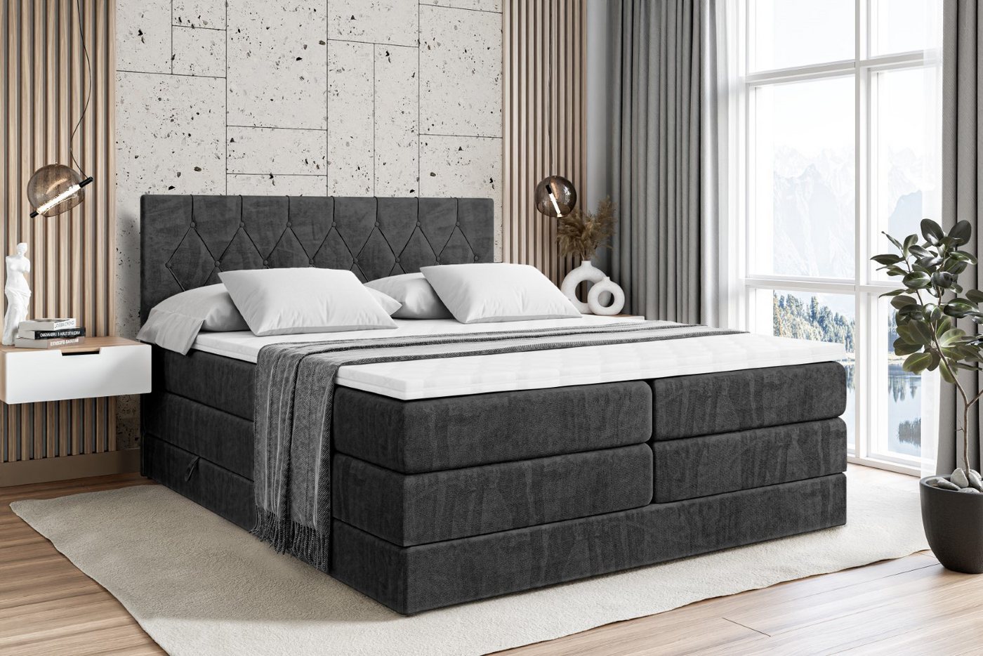 ALTDECOR Boxspringbett VELANTO-BZ KING günstig online kaufen