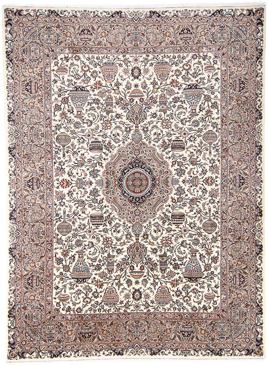 morgenland Wollteppich »Täbriz - 40 Raj Medaillon 404 x 297 cm«, rechteckig günstig online kaufen