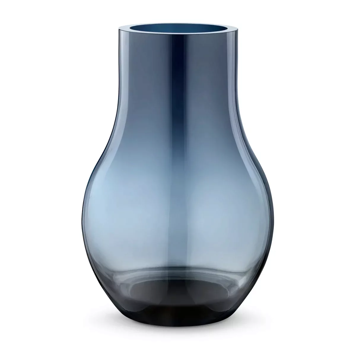 Cafu Glas-Vase blau mittel, 30cm günstig online kaufen