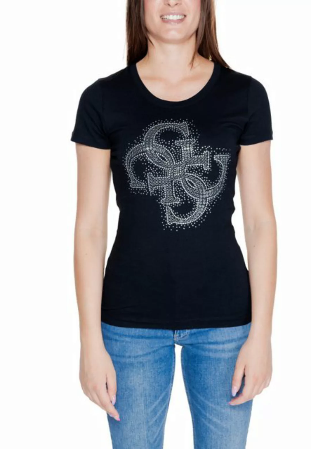 Guess T-Shirt CRYSTAL (1-tlg) Stickerei günstig online kaufen