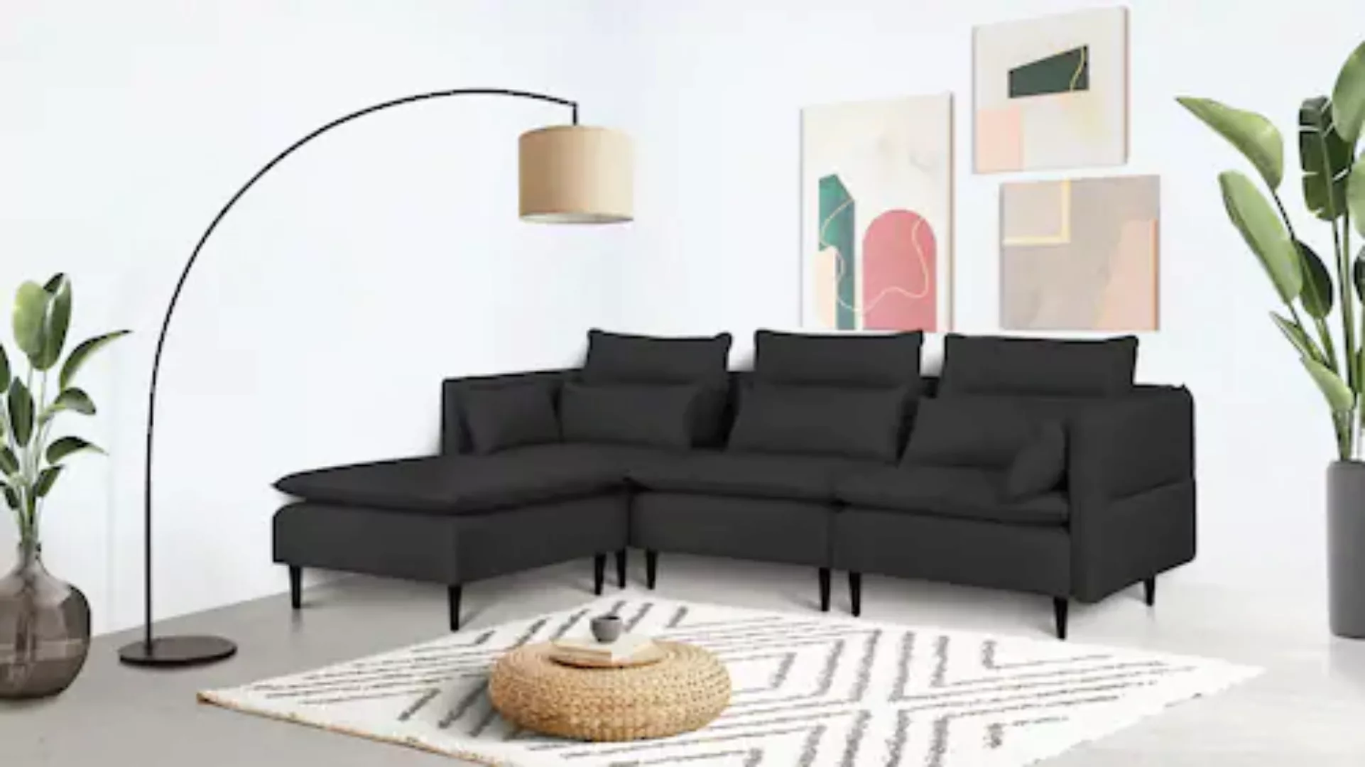 andas Ecksofa »ALVIK L-Form«, zusammengesetzt aus Modulen, erweiterbar mit günstig online kaufen