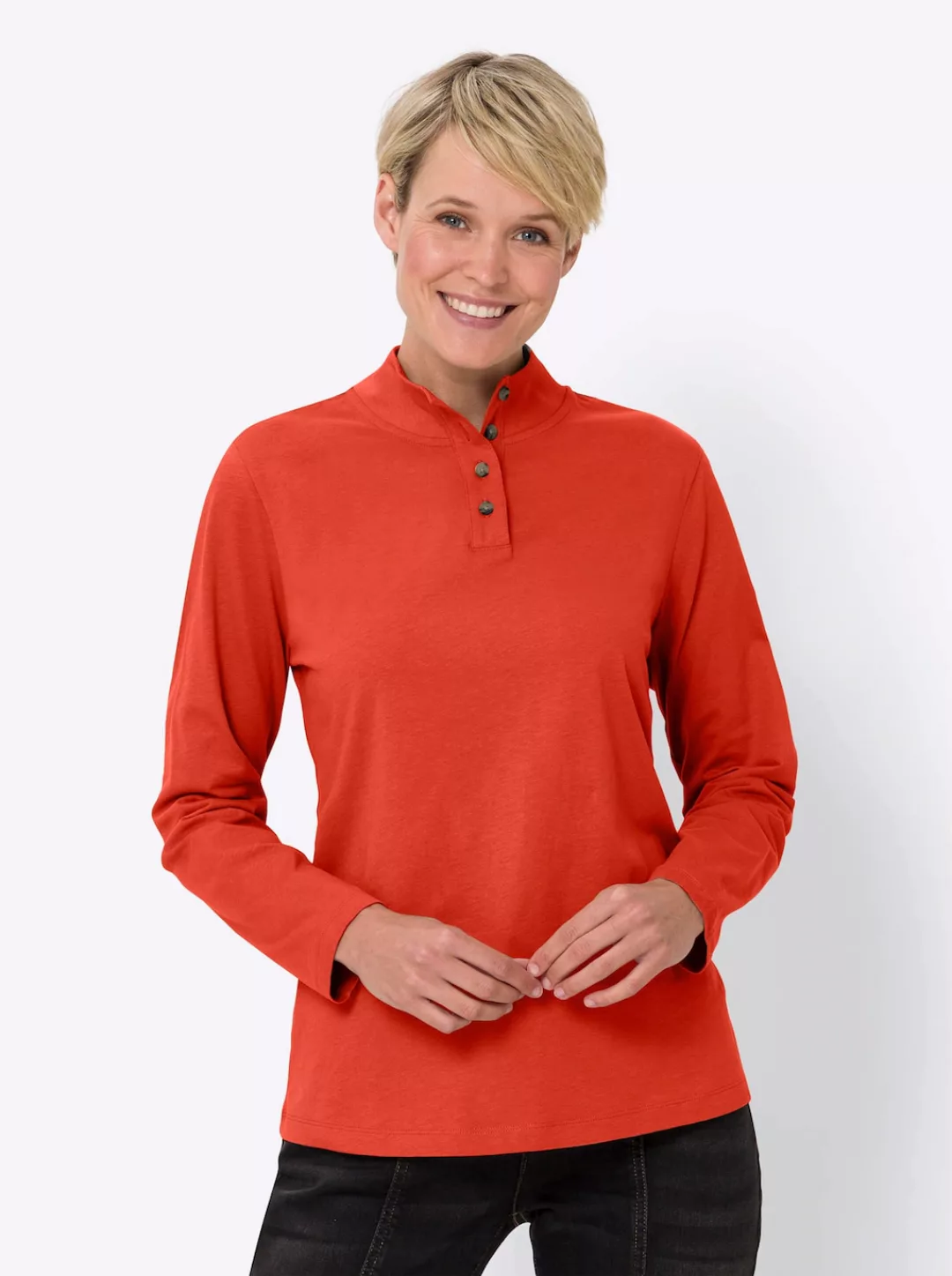 Classic Basics Stehkragenshirt "Shirt", (1 tlg.) günstig online kaufen
