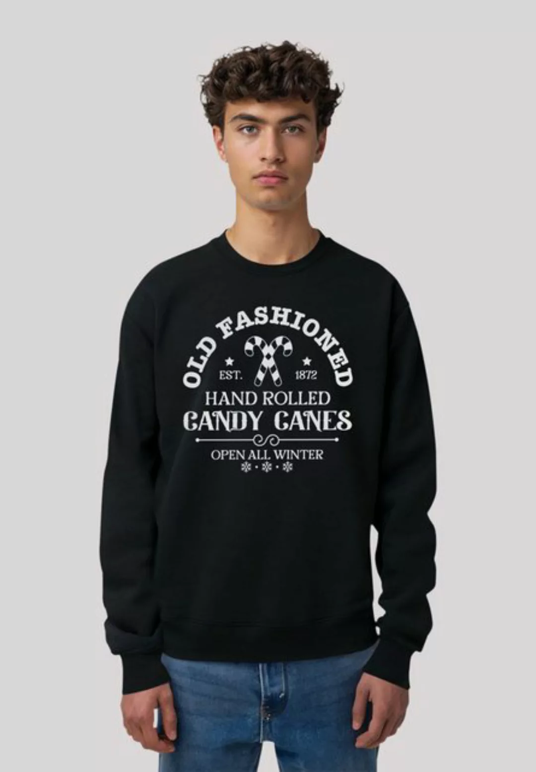 F4NT4STIC Sweatshirt Weihnachten Cany Canes Retro Sign Premium Qualität günstig online kaufen