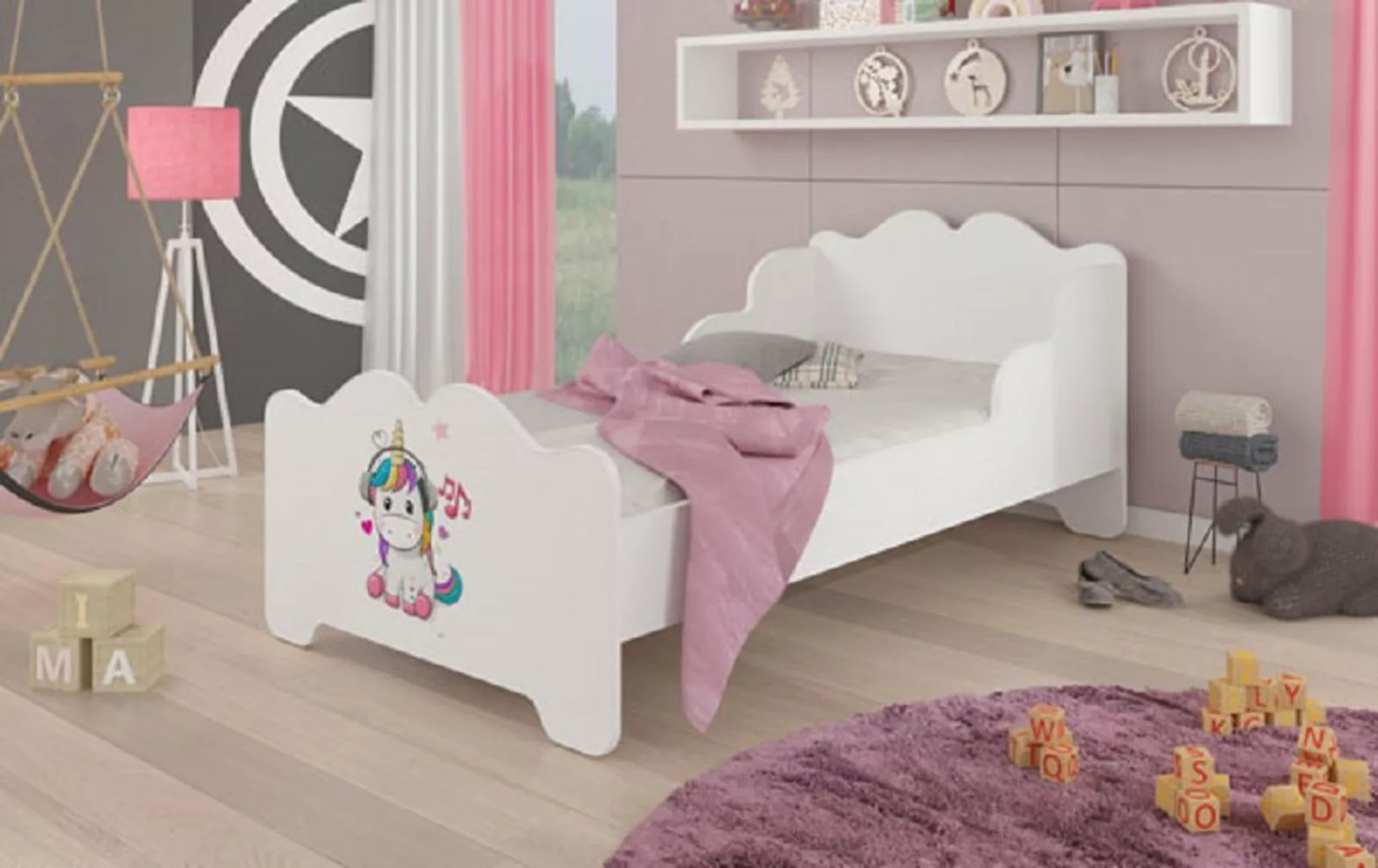 Feldmann-Wohnen Kinderbett XIMENA (Liegefläche: 80 x 160 cm), Motiv wählbar günstig online kaufen