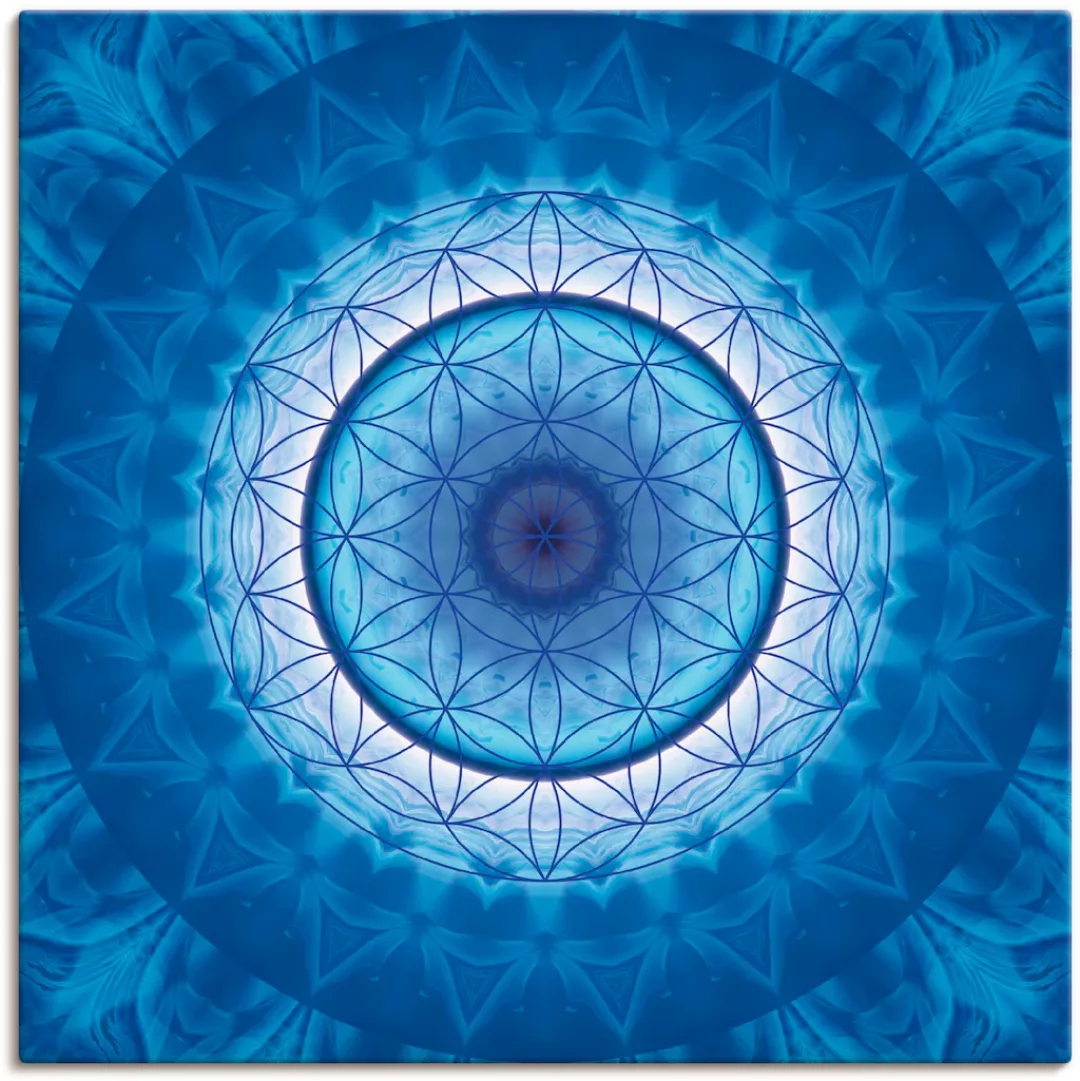 Artland Wandbild »Blume des Lebens 2«, Muster, (1 St.), als Leinwandbild, P günstig online kaufen