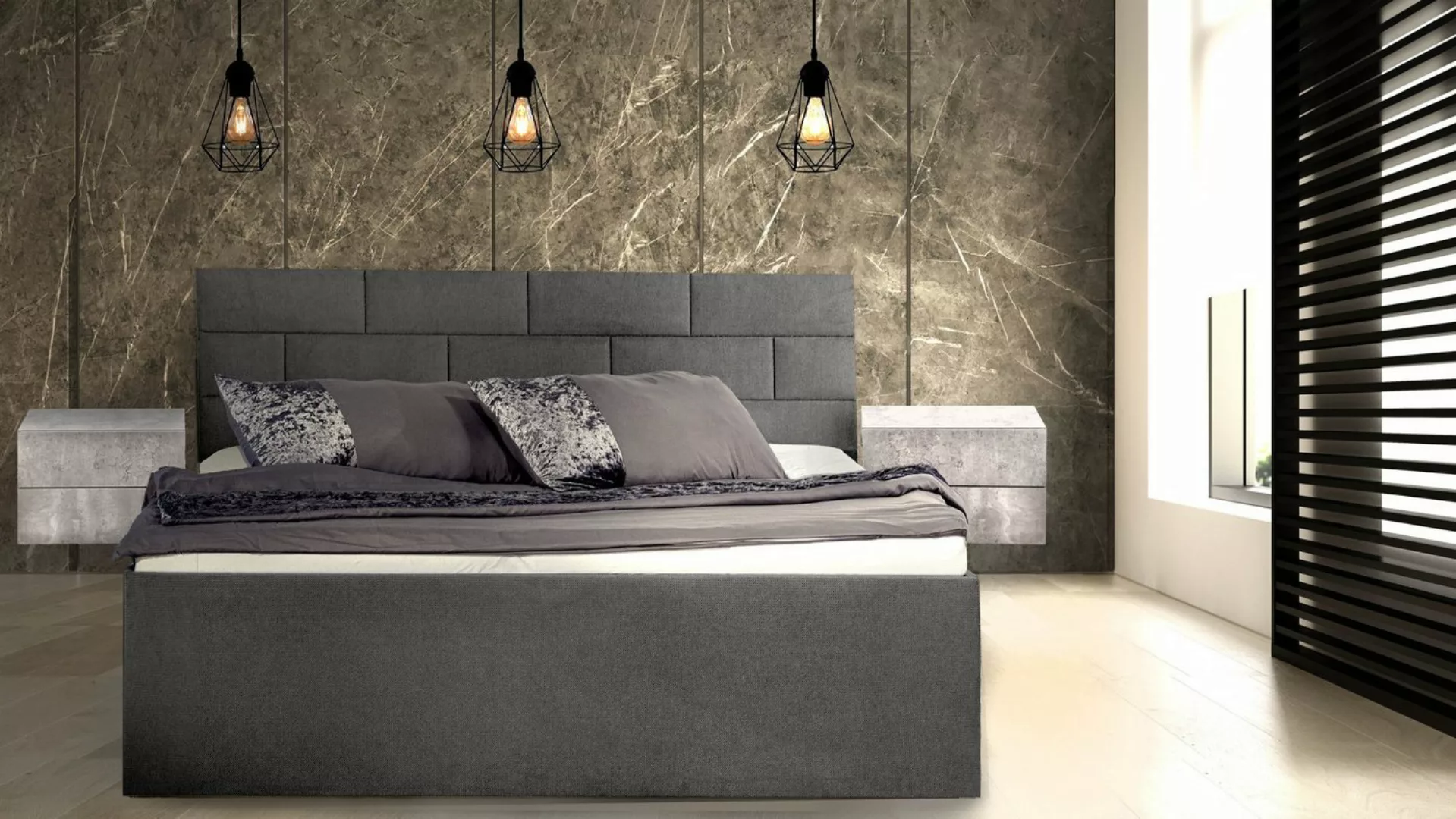 Halmon Schlafkomfort Betten Polsterbett Mars, Ohne Bettkasten, bei der Ausf günstig online kaufen