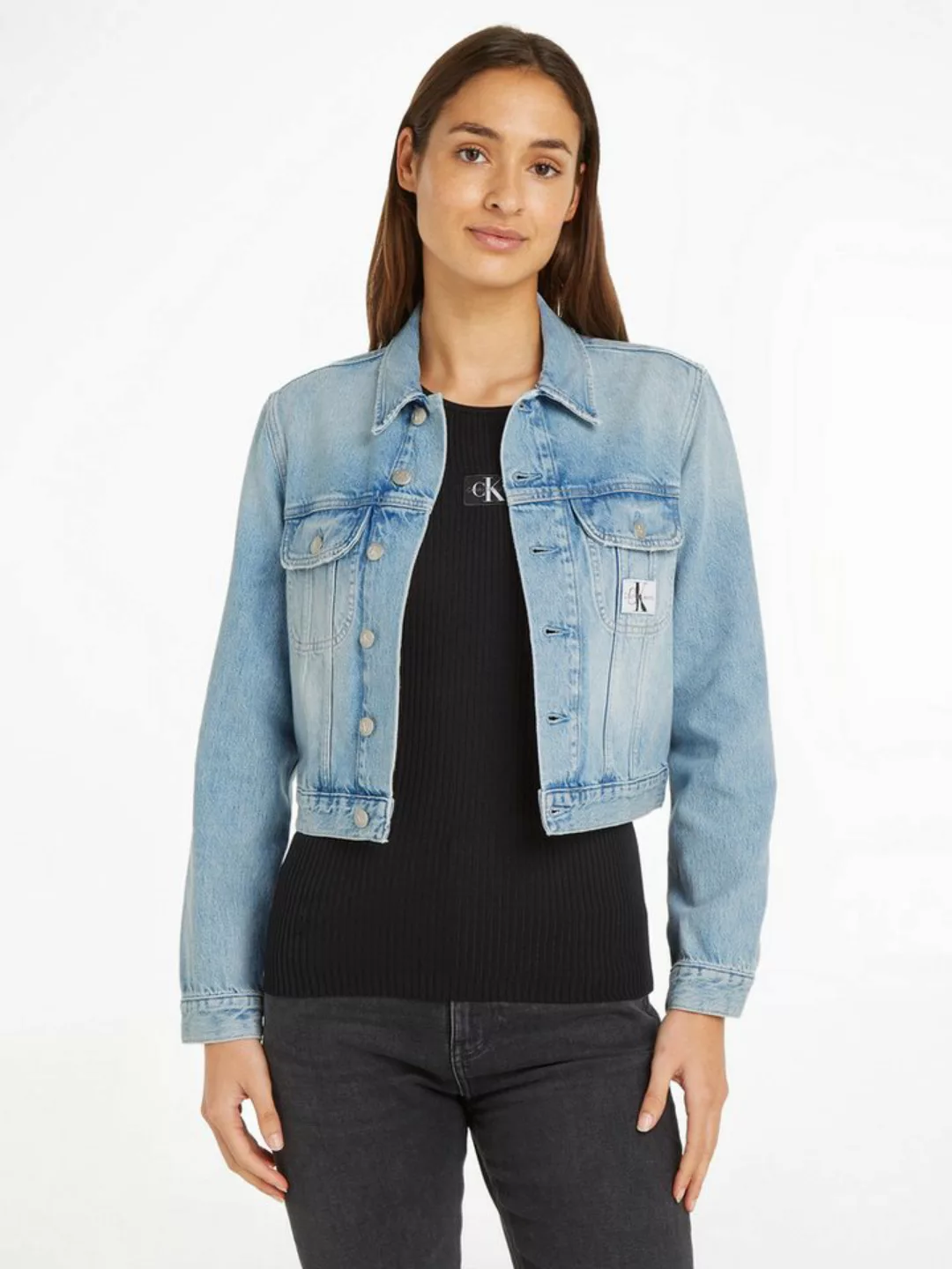 Calvin Klein Jeans Jeansjacke CROPPED 90'S DENIM JACKET günstig online kaufen