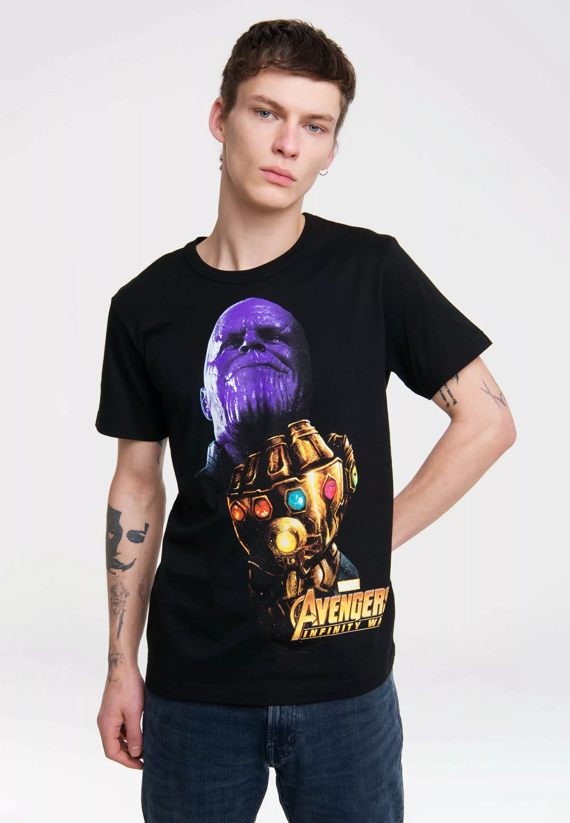 LOGOSHIRT T-Shirt "Marvel - Thanos", mit Thanos-Print günstig online kaufen