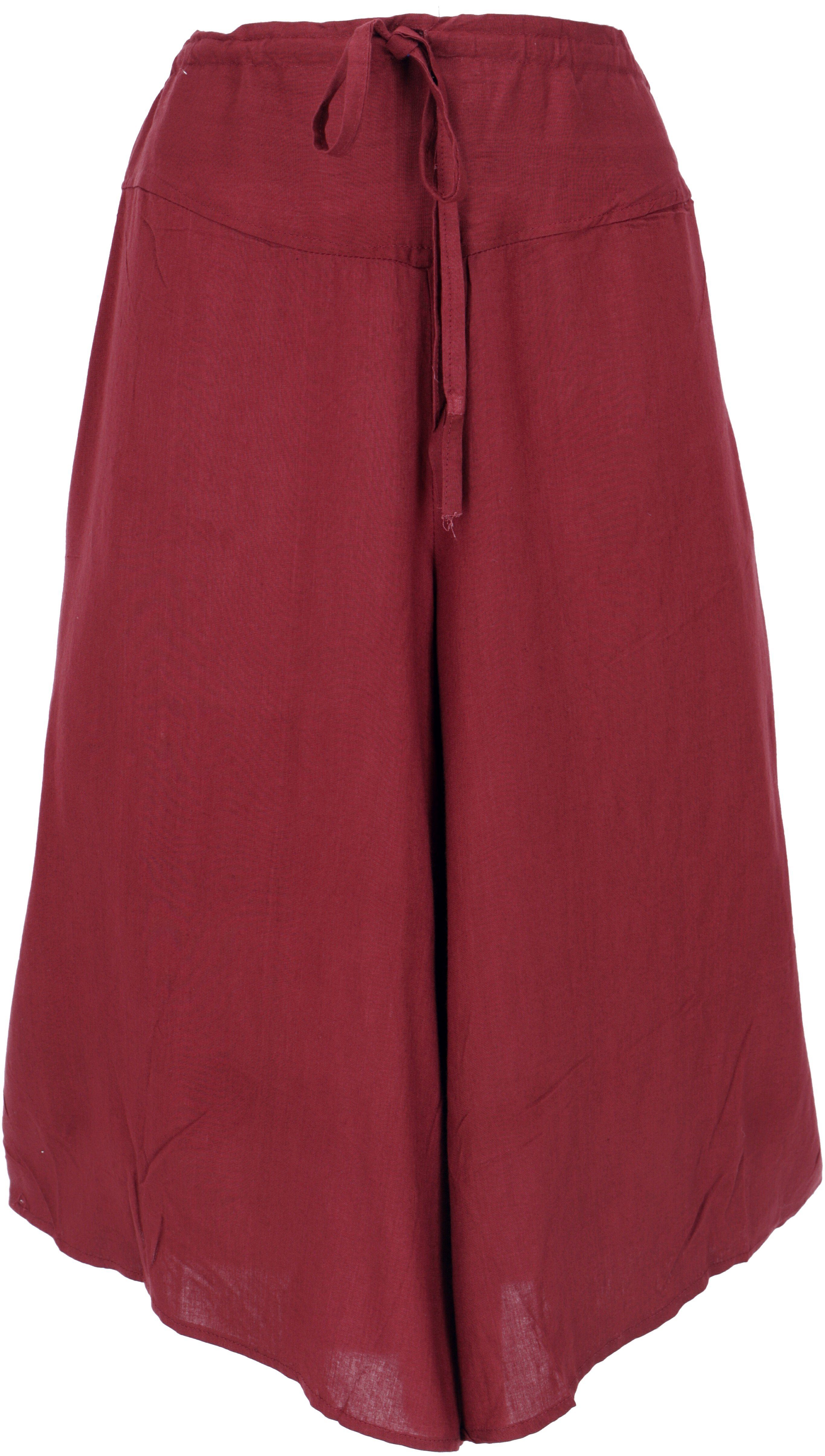 Guru-Shop Relaxhose Palazzohose, 7/8 Hosenrock, Boho günstig online kaufen
