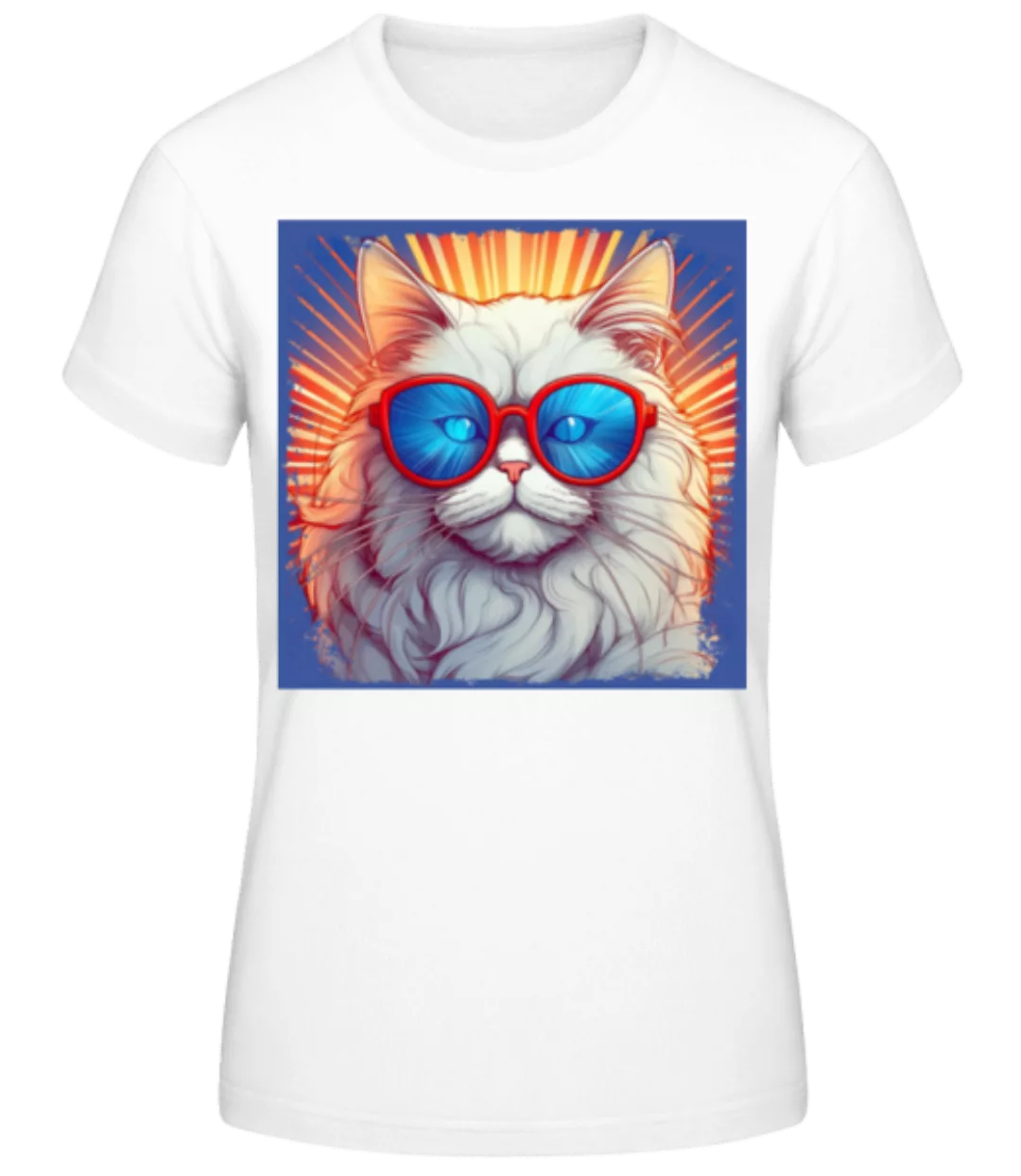 Perserkatze Hippie Look · Frauen Basic T-Shirt günstig online kaufen