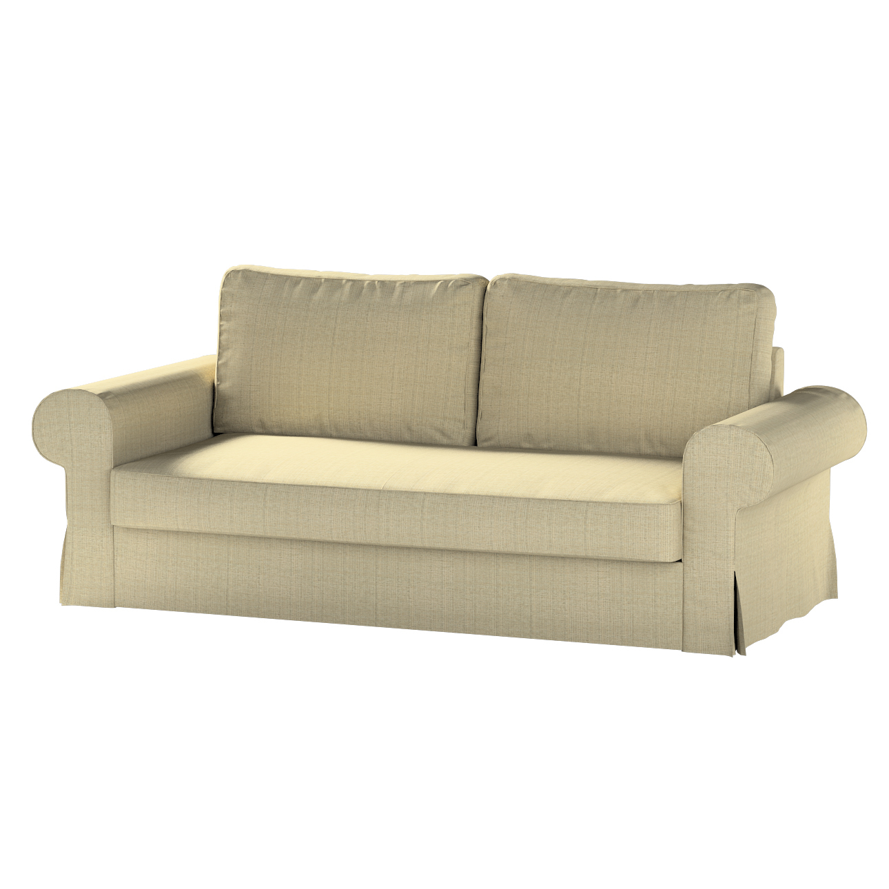 Bezug für Backabro 3-Sitzer Sofa ausklappbar, beige-creme, Bezug für Backab günstig online kaufen