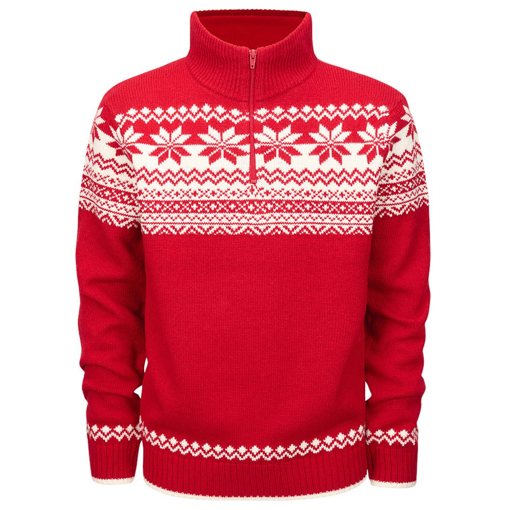 Brandit Troyer Norweger Stehkragen Sweater 2XL Red günstig online kaufen