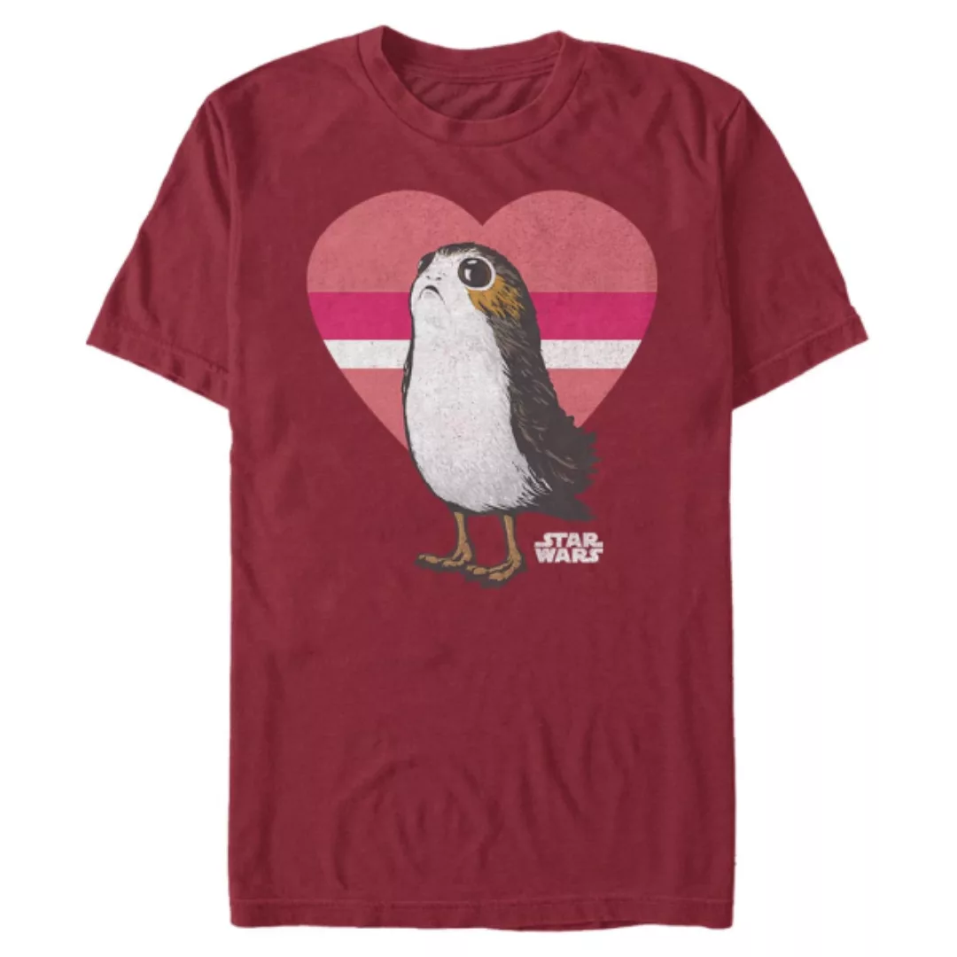 Star Wars - Das Erwachen der Macht - Porg Love - Valentinstag - Männer T-Sh günstig online kaufen