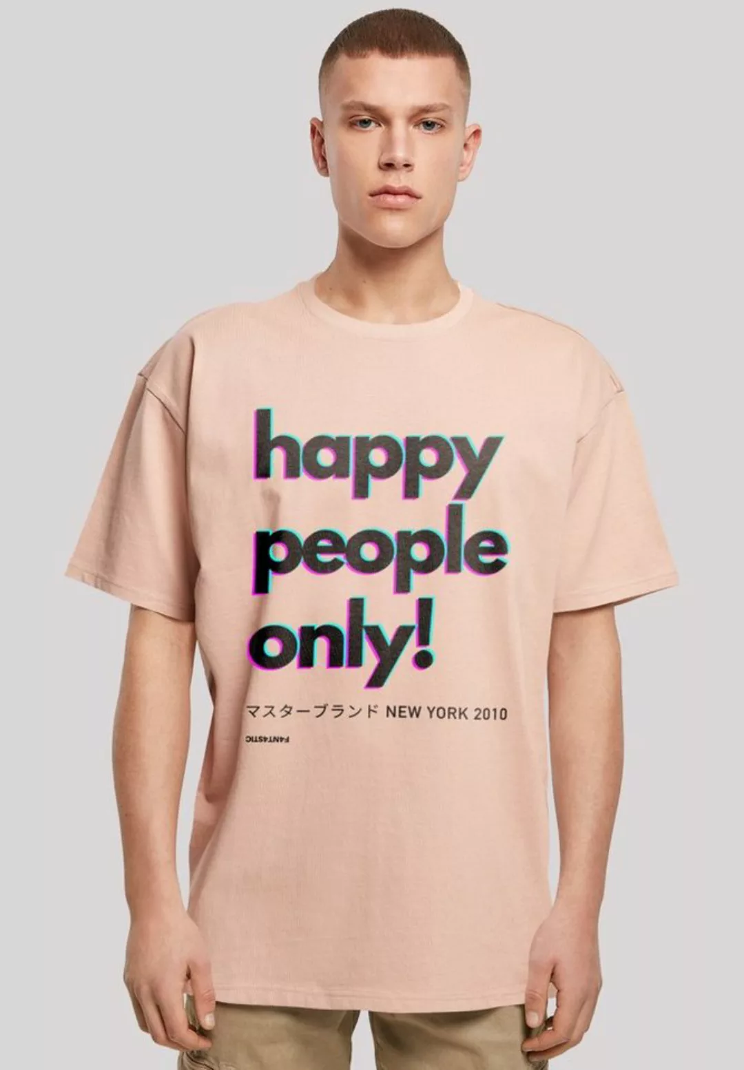 F4NT4STIC T-Shirt "Happy people only New York", Print günstig online kaufen