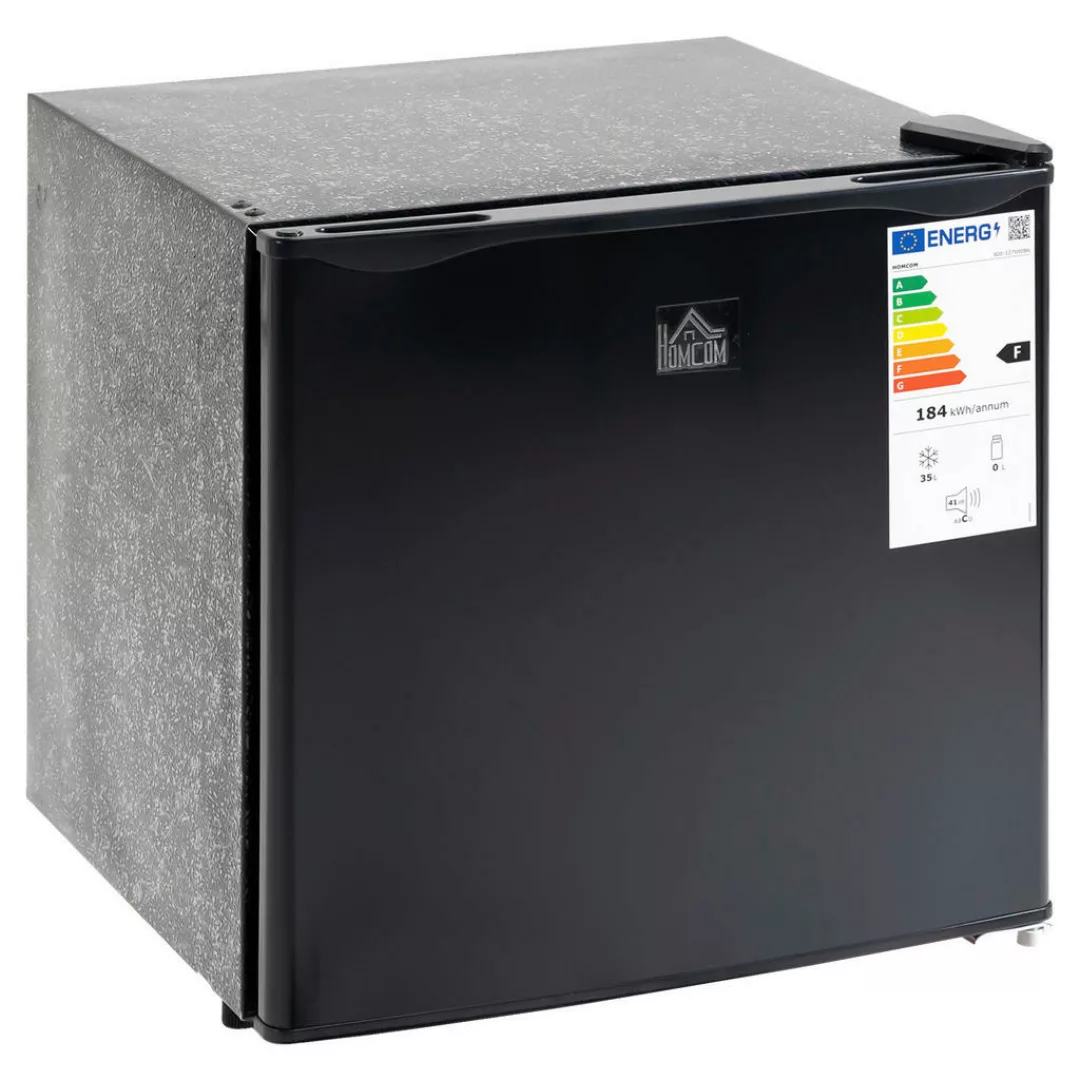 HOMCOM Mini-Gefrierschrank 800-127V90BK schwarz Polypropylen Edelstahl Kuns günstig online kaufen