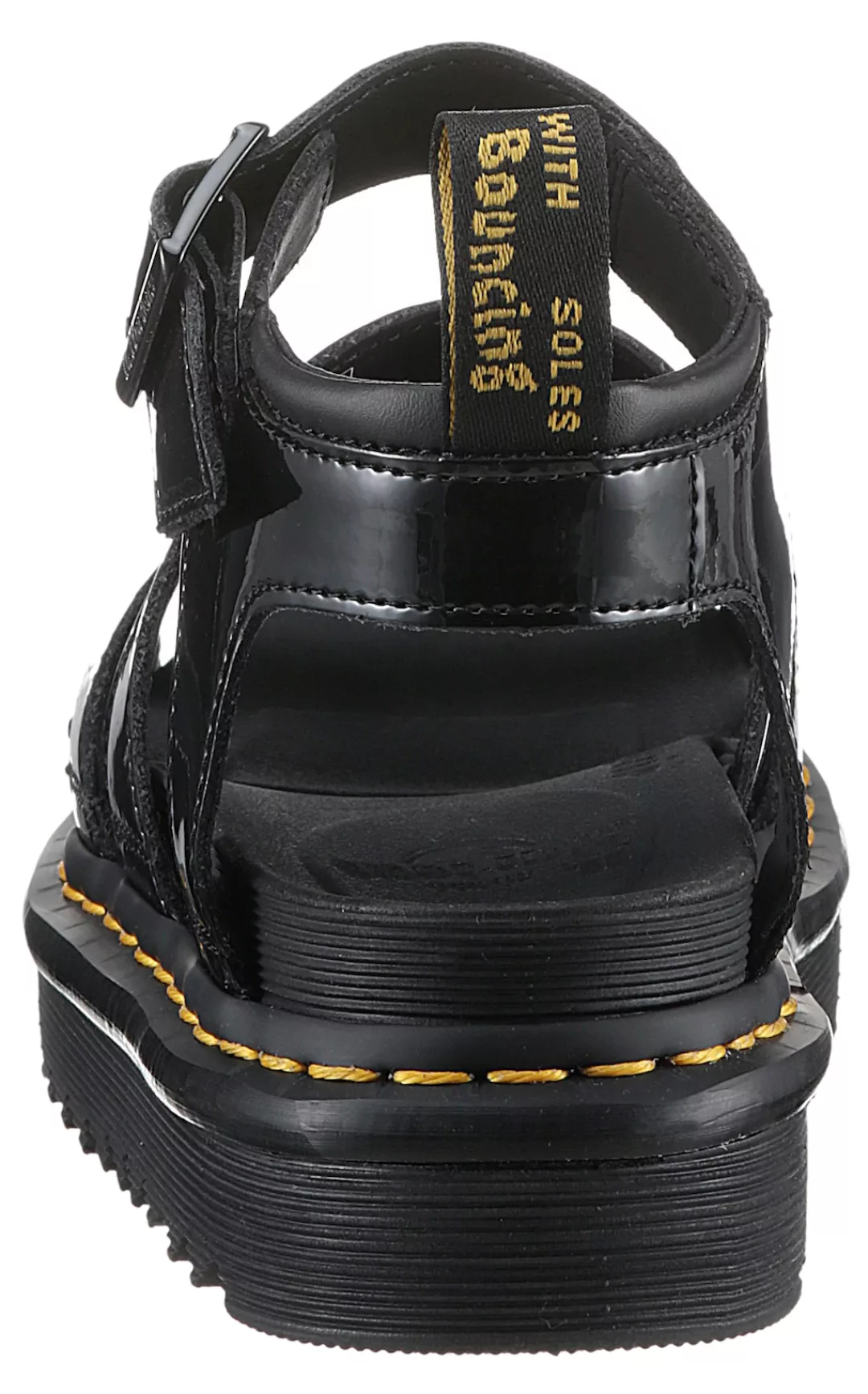 DR. MARTENS Plateausandale "Blaire Patent Lamper", Sommerschuh, Sandalette, günstig online kaufen