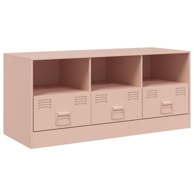 vidaXL Schrankmodule TV-Schrank Rosa 99x39x44 cm Stahl günstig online kaufen