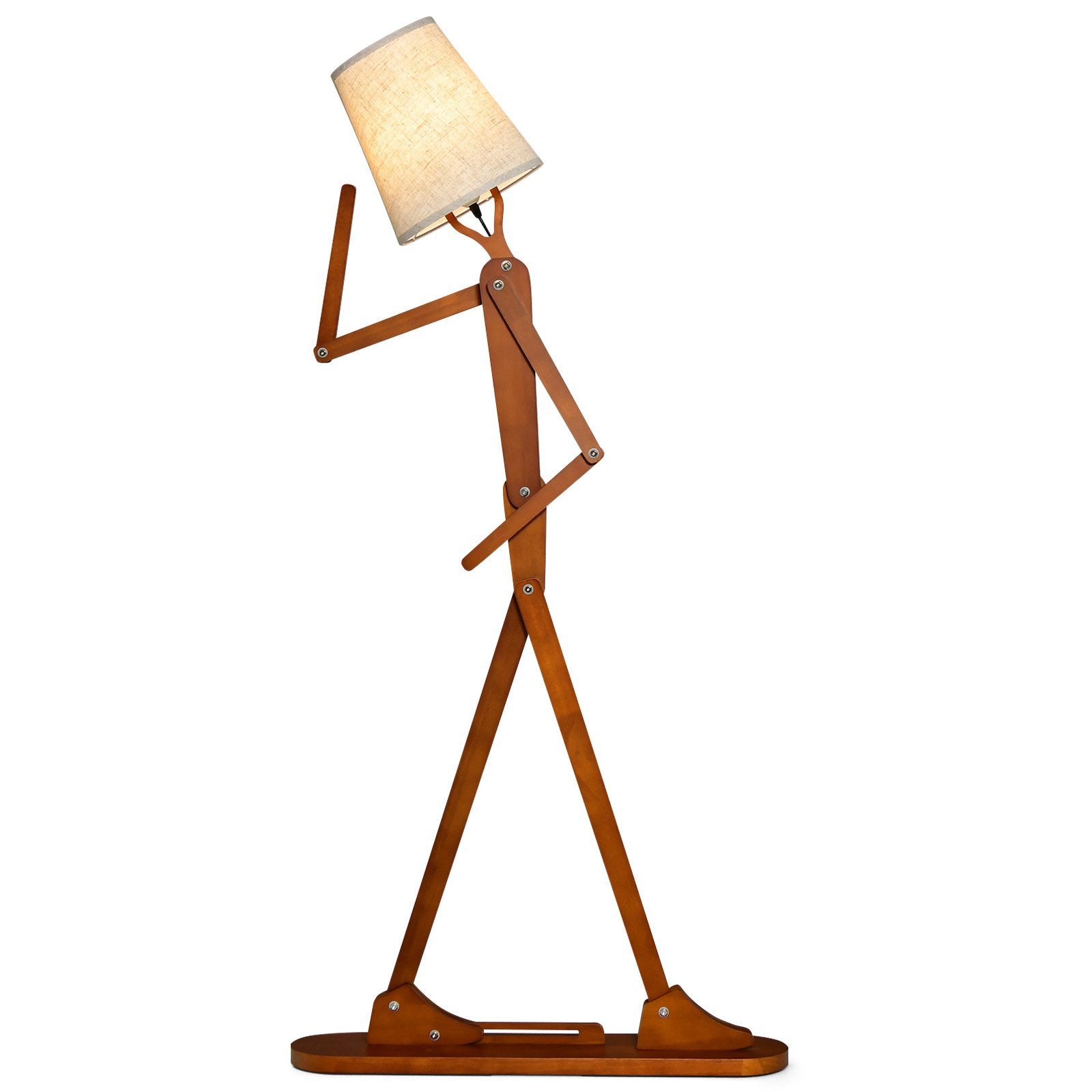 COSTWAY Stehlampe, humanoide Eckleuchte mit verstellbaren günstig online kaufen