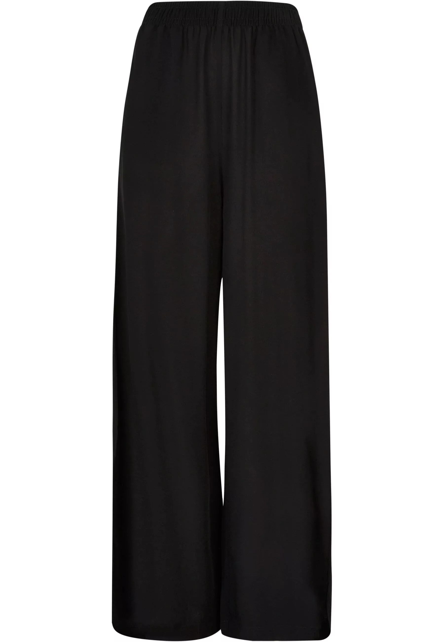 URBAN CLASSICS Stoffhose "Urban Classics Damen Ladies Wide Leg Viscose Pant günstig online kaufen