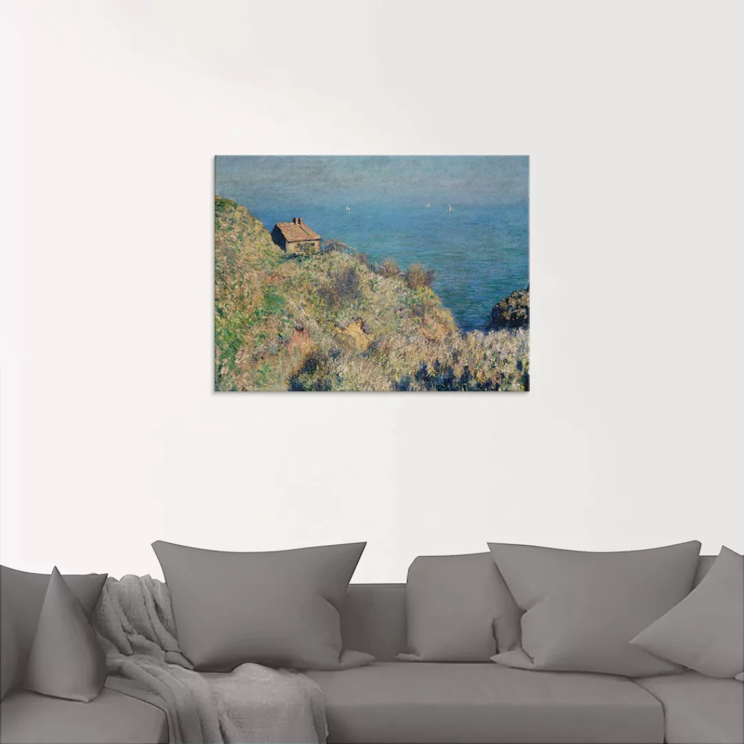 Artland Glasbild "Das Haus des Douaniers in Varengeville.", Küste, (1 St.) günstig online kaufen