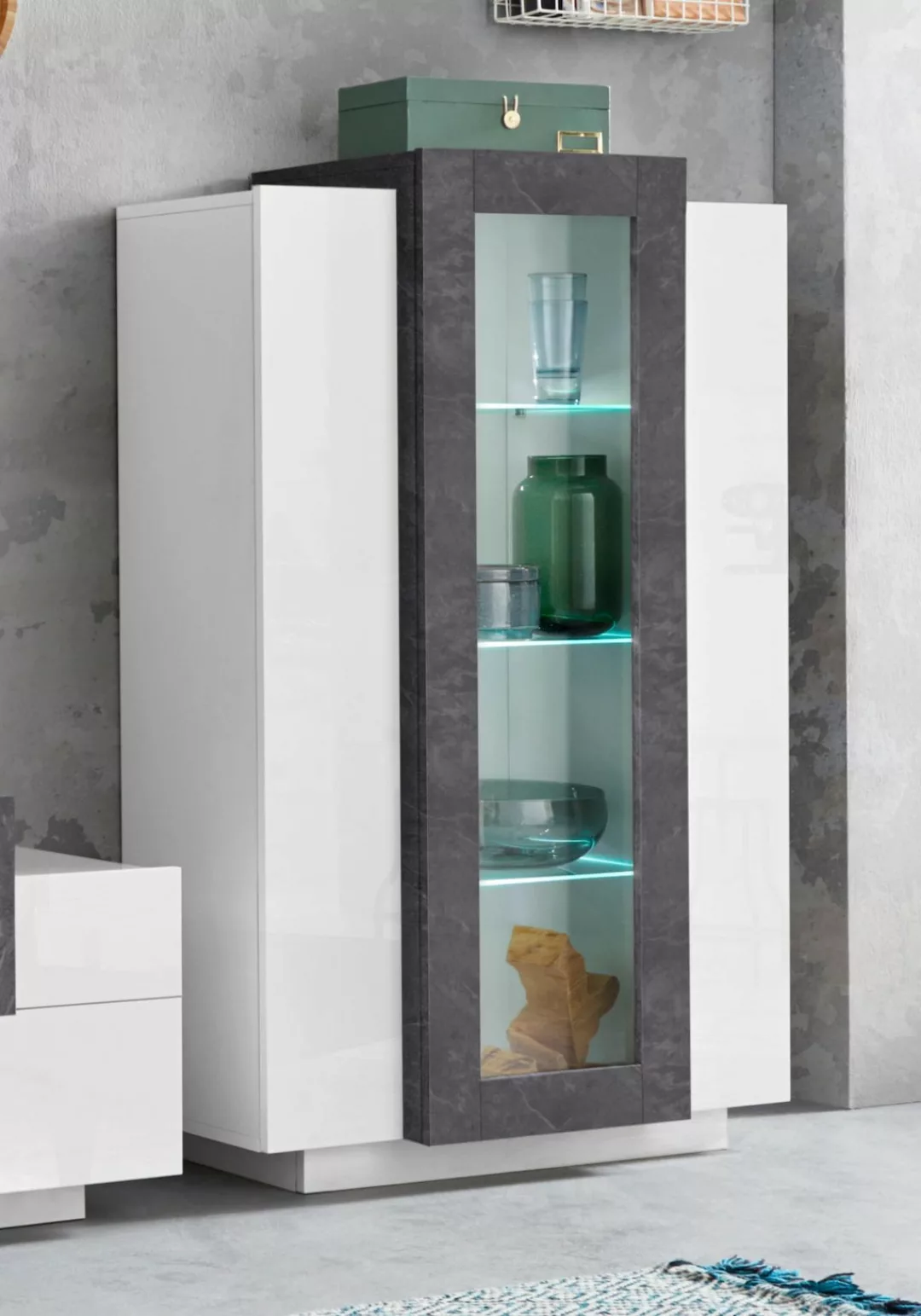 INOSIGN Vitrine "Coro, Vitrine, Glasvitrine, Vitrinenschrank, Stauraumvitri günstig online kaufen