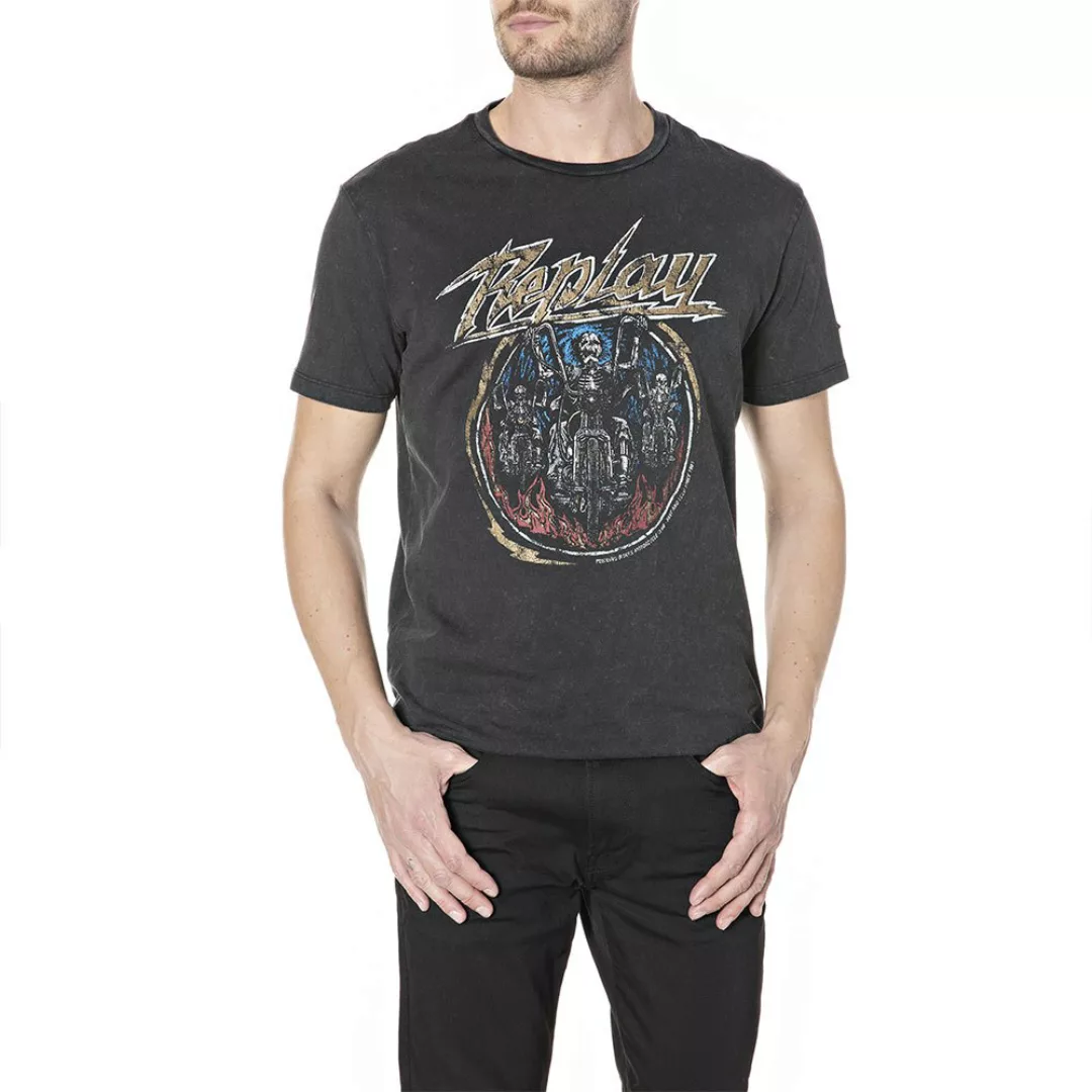 Replay M3450.000.22658m T-shirt S Blackboard günstig online kaufen