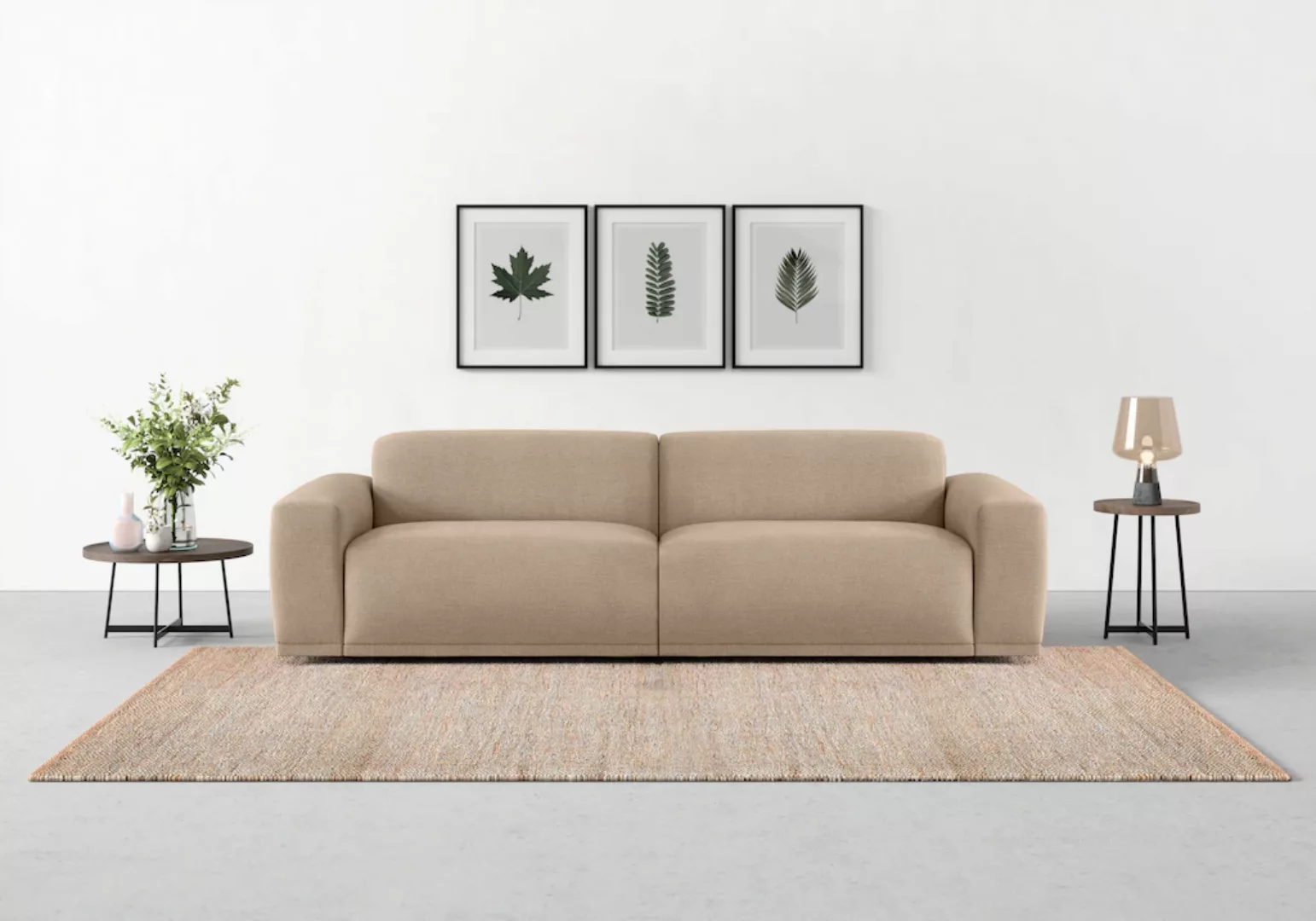 TRENDMANUFAKTUR Big-Sofa "Braga, mit hochwertigem Kaltschaum, Megasofa, in günstig online kaufen