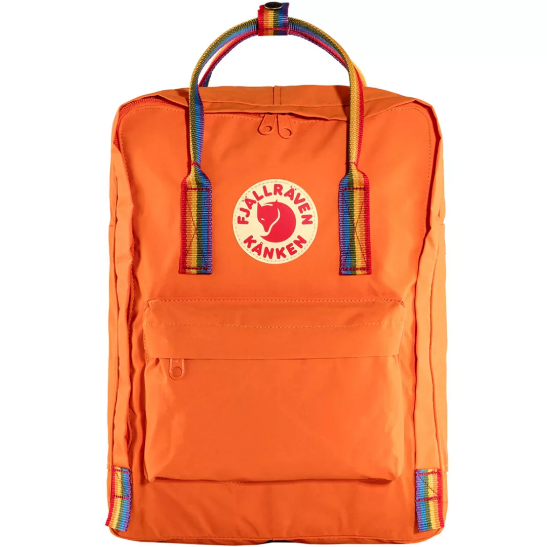 Fjaellraeven Kanken Burnt Orange-Rainbow Pattern günstig online kaufen