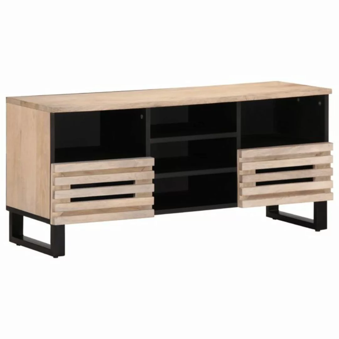 vidaXL TV-Schrank TV-Schrank 100x34x46 cm Raues Massives Mangoholz (1-St) günstig online kaufen