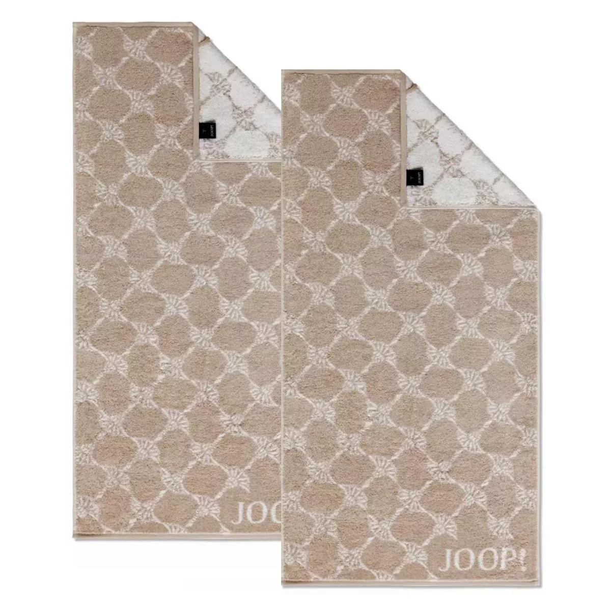 2 Stück Joop! Handtuch Cornflower 1611-30 Sand 50x100 günstig online kaufen