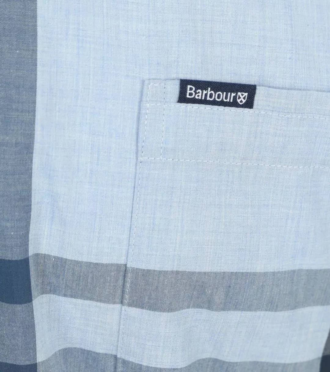 Barbour Harris Hemd Karo Blau - Größe L günstig online kaufen