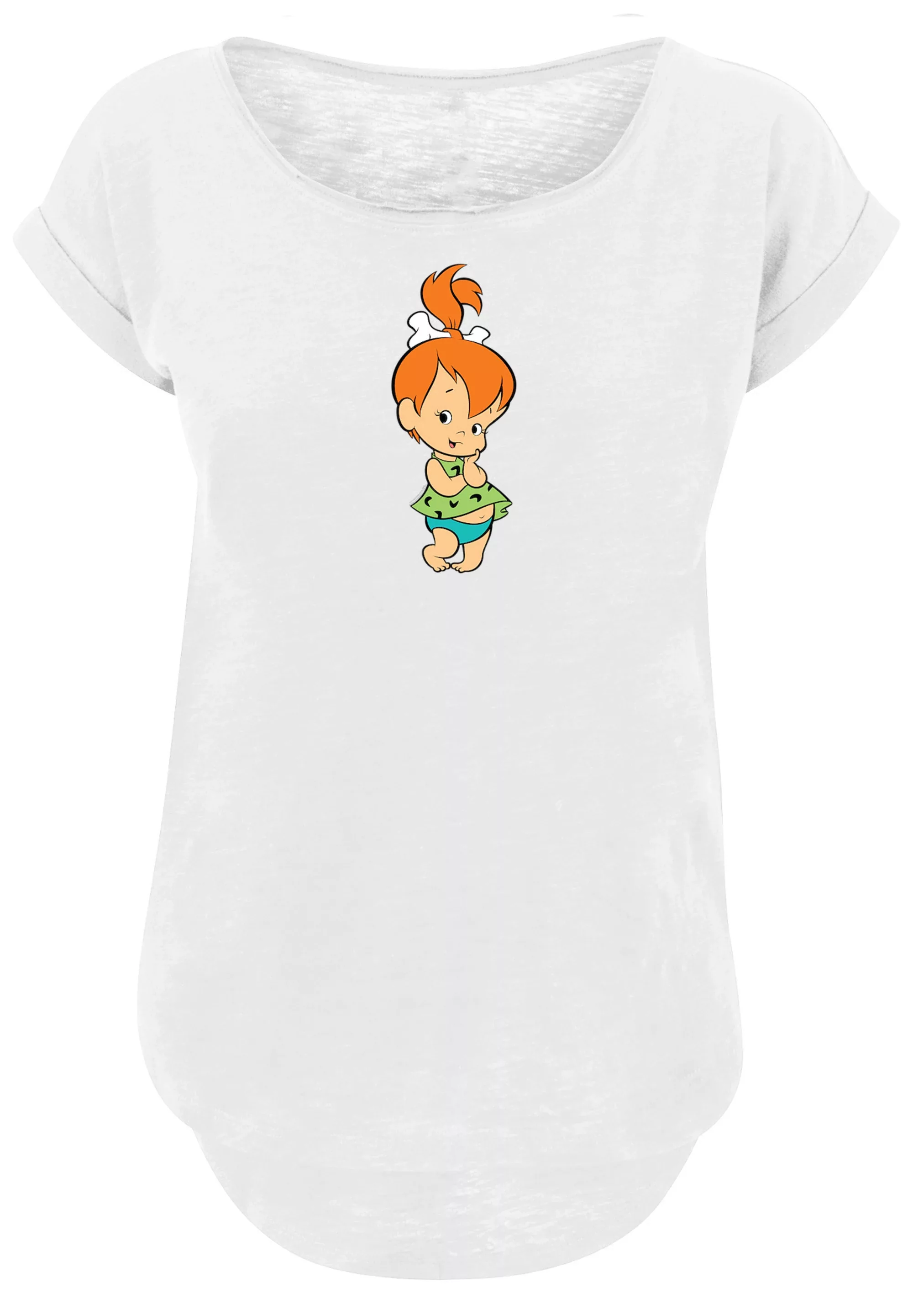 F4NT4STIC T-Shirt "Pebbles Feuerstein", Damen,Premium Merch,Lang,Longshirt, günstig online kaufen